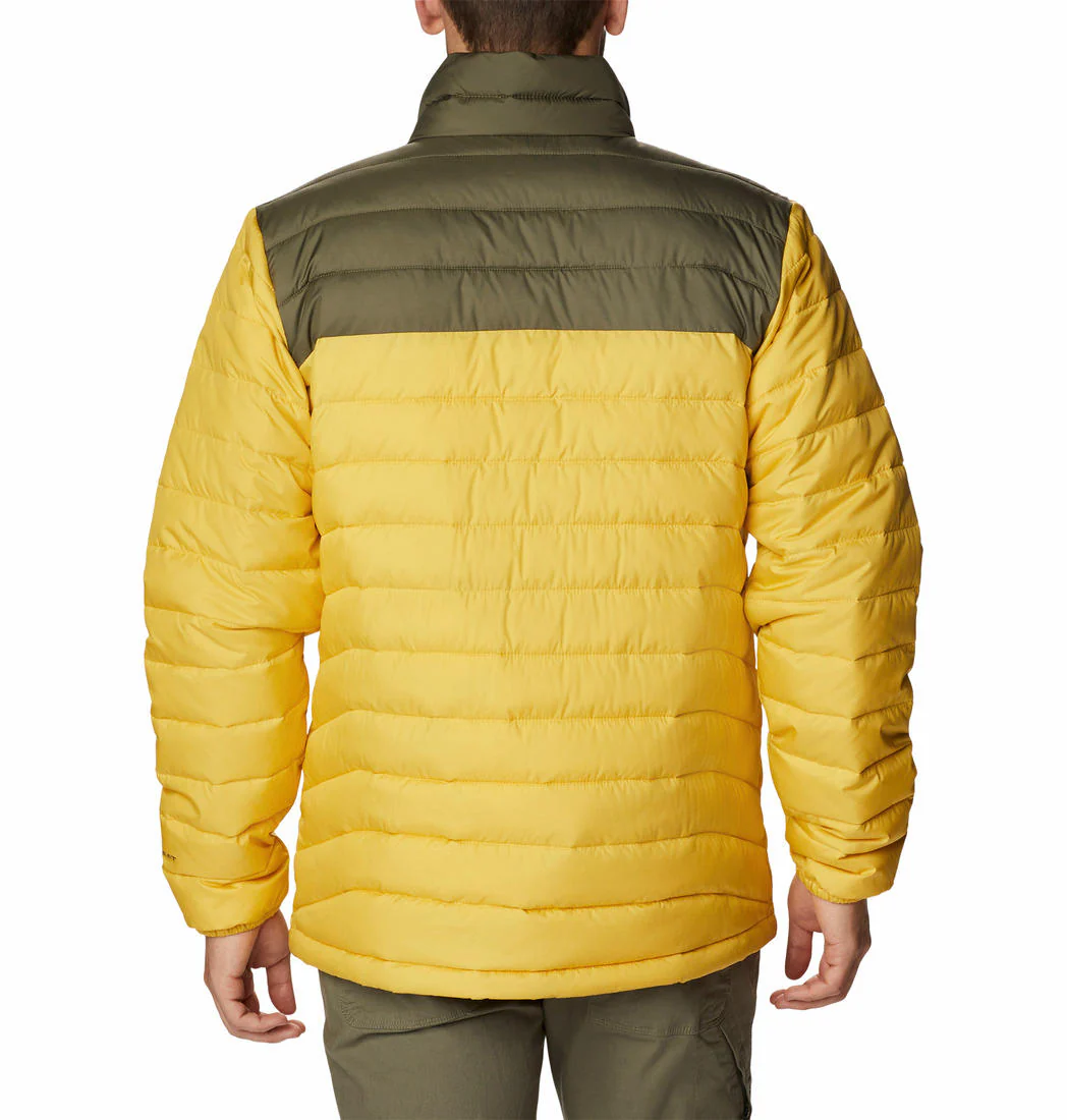 Columbia Men Yellow Powder Lite Jacket - Image 7