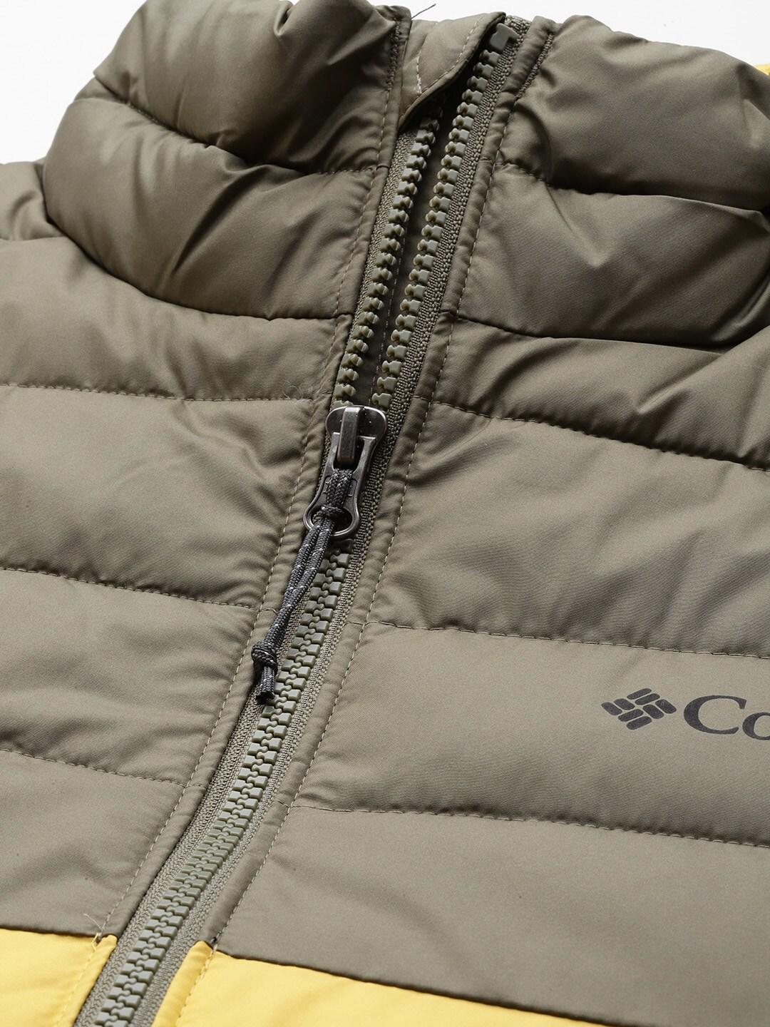 Columbia Men Yellow Powder Lite Jacket - Image 8