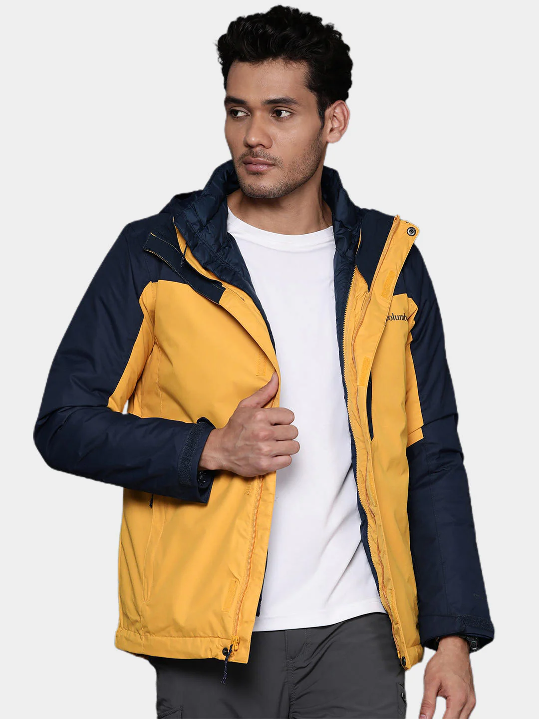 Columbia Men Yellow Whirlibird IV Interchange Jacket - Image 9