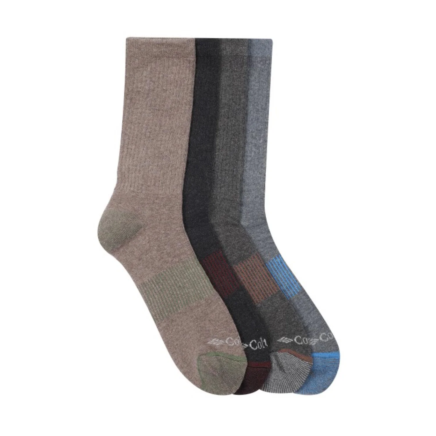 Columbia Men Assorted HEATHER RIB CREW (4 Pair) (Non Returnable) - Image 2