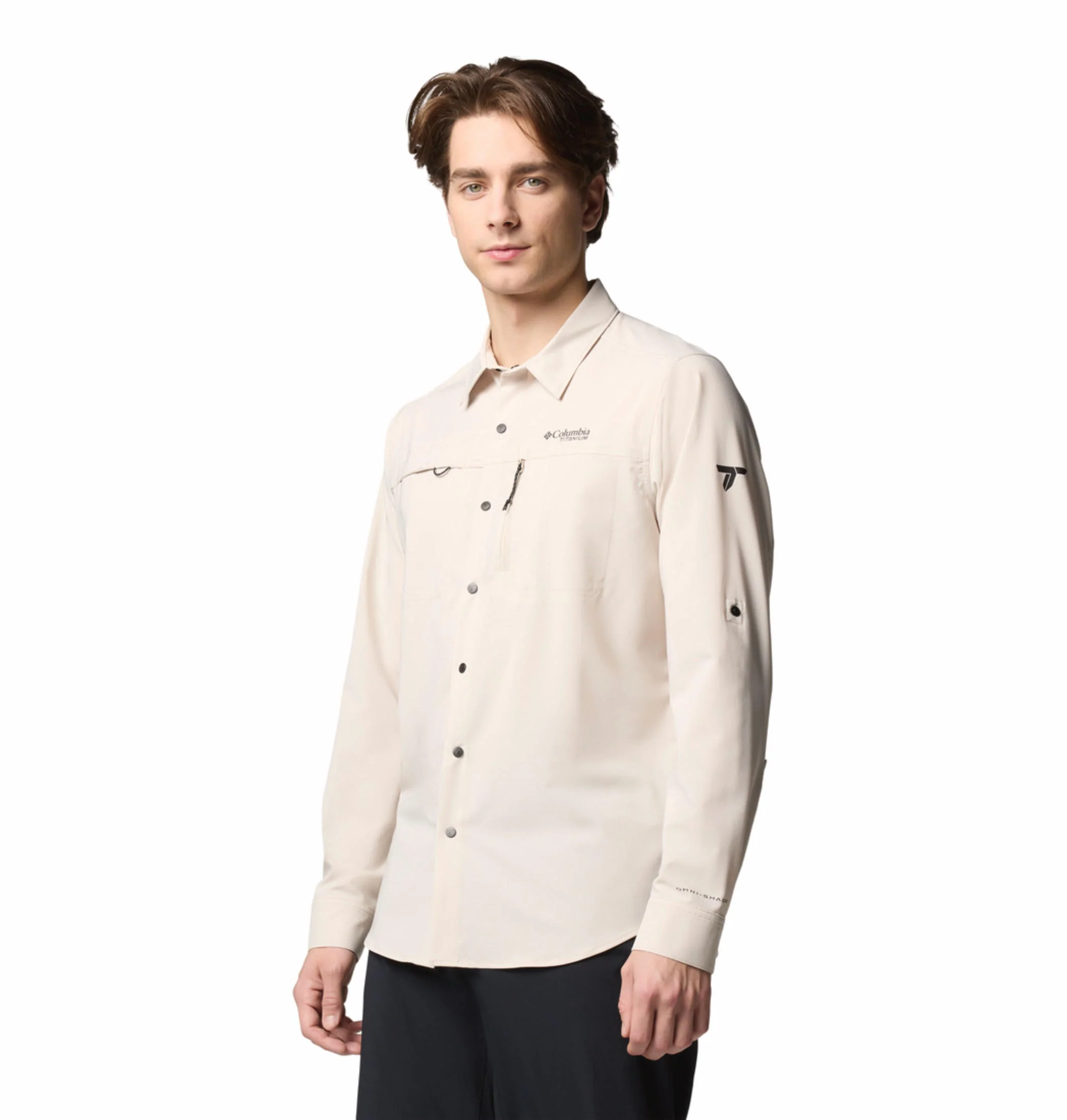 Columbia Men Brown Summit Valley Woven LS Shirt (Sun Protection) - Image 4