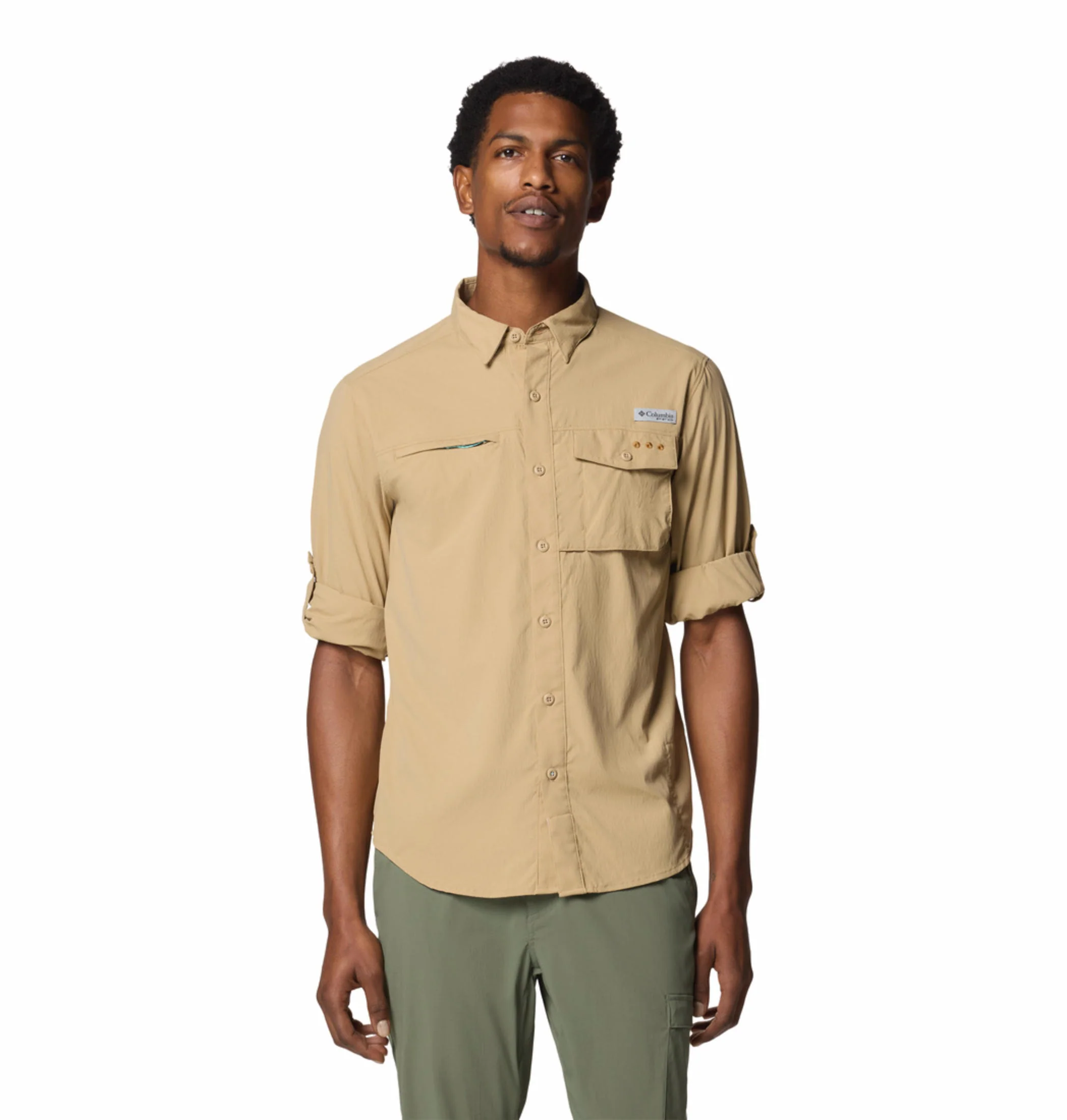 Columbia Men Brown Wild Cast Long Sleeve Shirt (Sun Protection) - Image 6