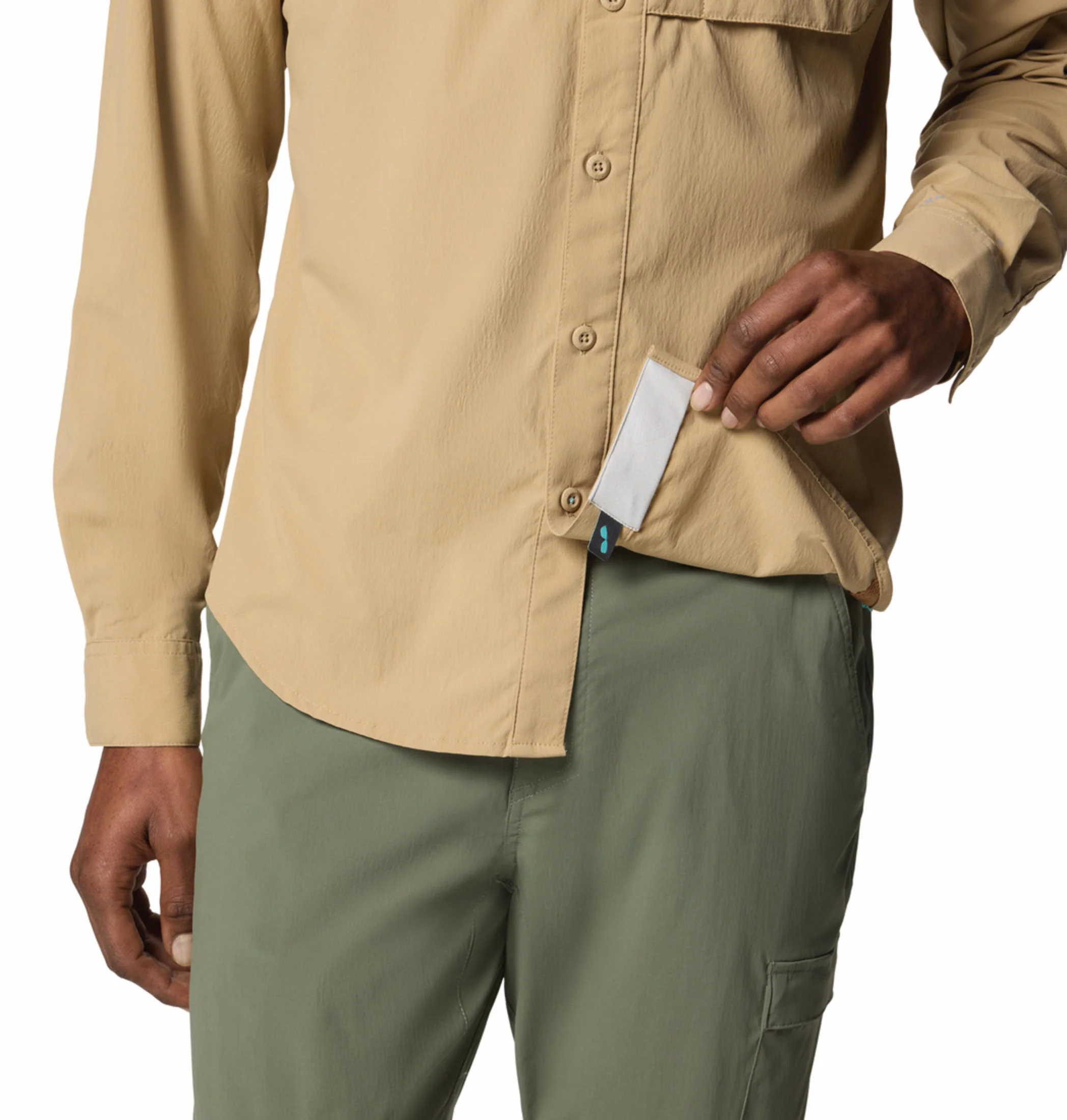 Columbia Men Brown Wild Cast Long Sleeve Shirt (Sun Protection) - Image 9