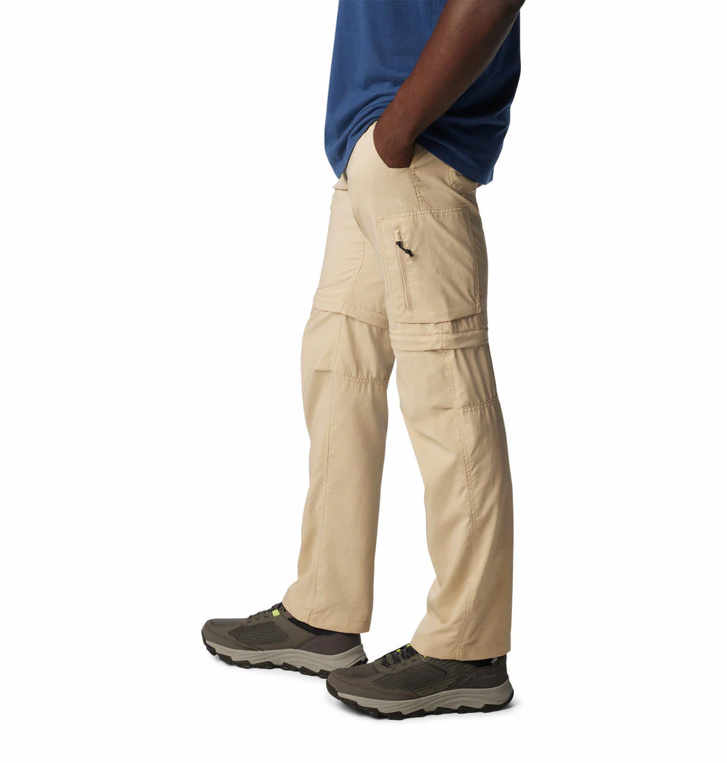 Columbia Men Brown Silver Ridge Utility Convertible Pant (Sun Protection) - Image 3