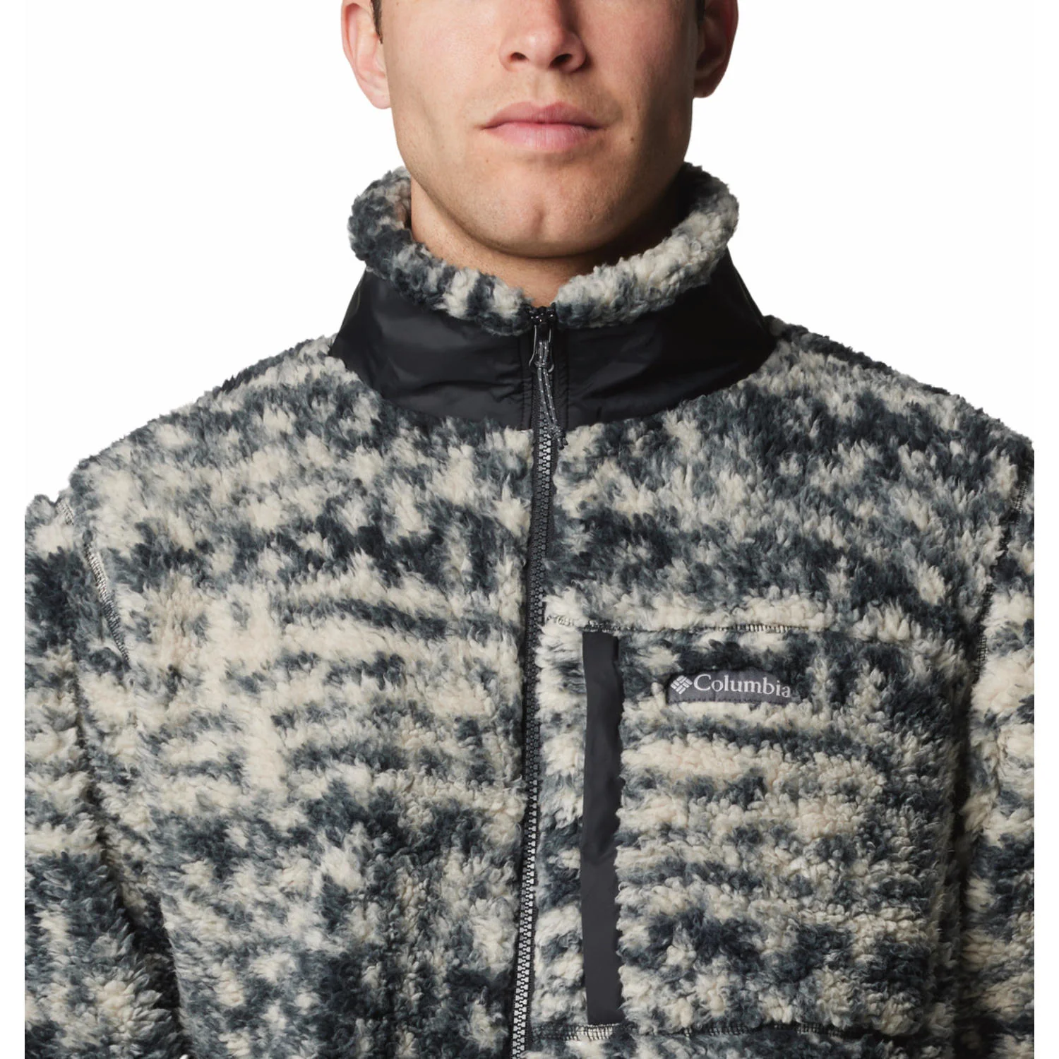 Columbia Men Brown Winter Pass Printed Fleece II - Image 4