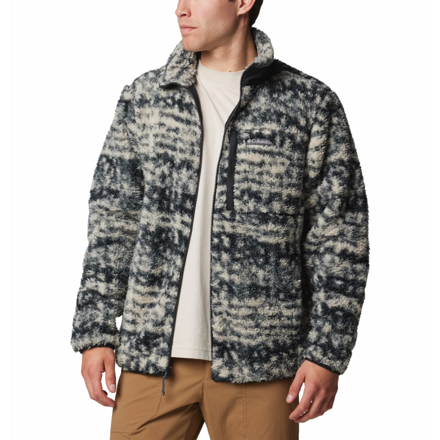 Columbia Men Brown Winter Pass Printed Fleece II - Image 6