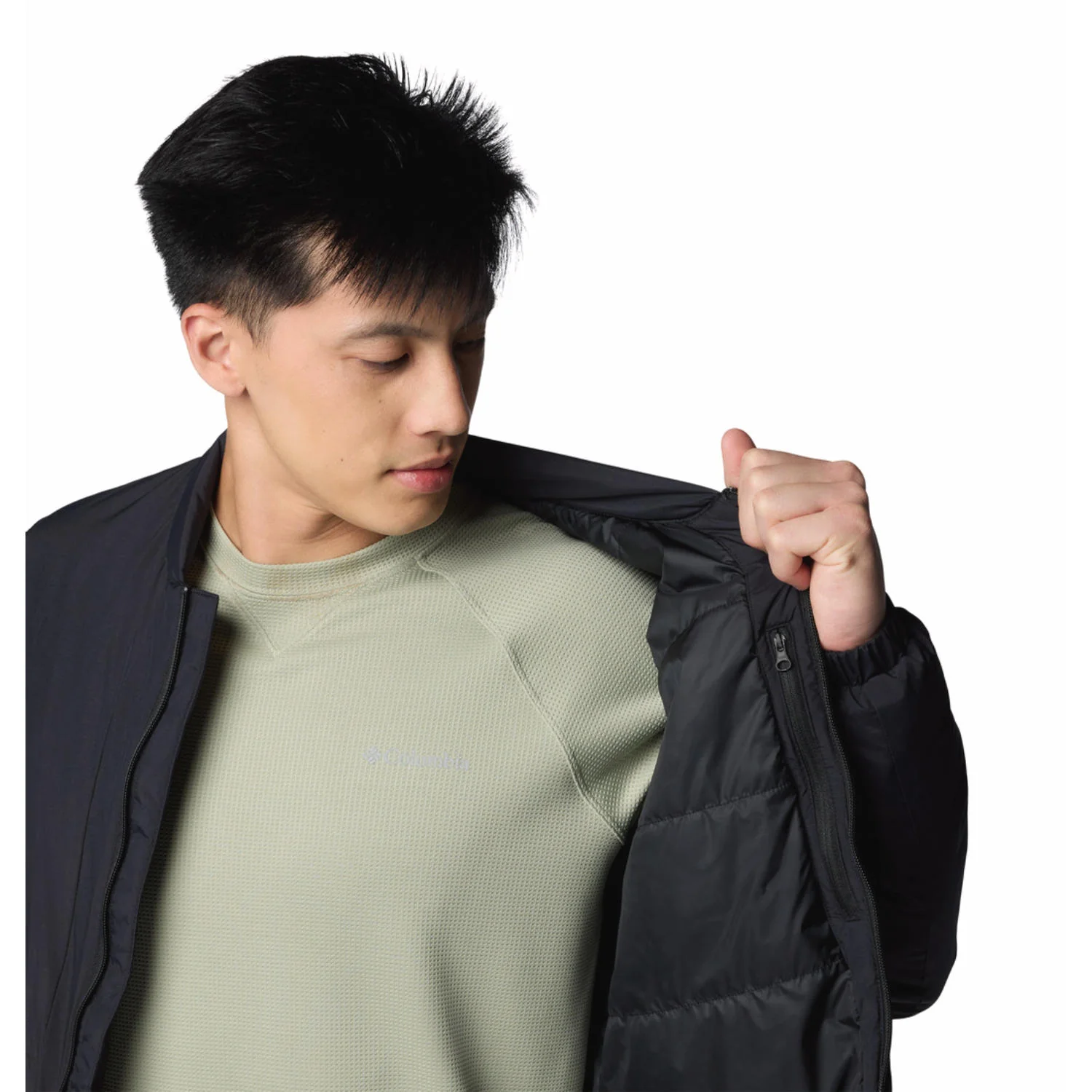 Columbia Men Black Black Mesa Jacket - Image 4