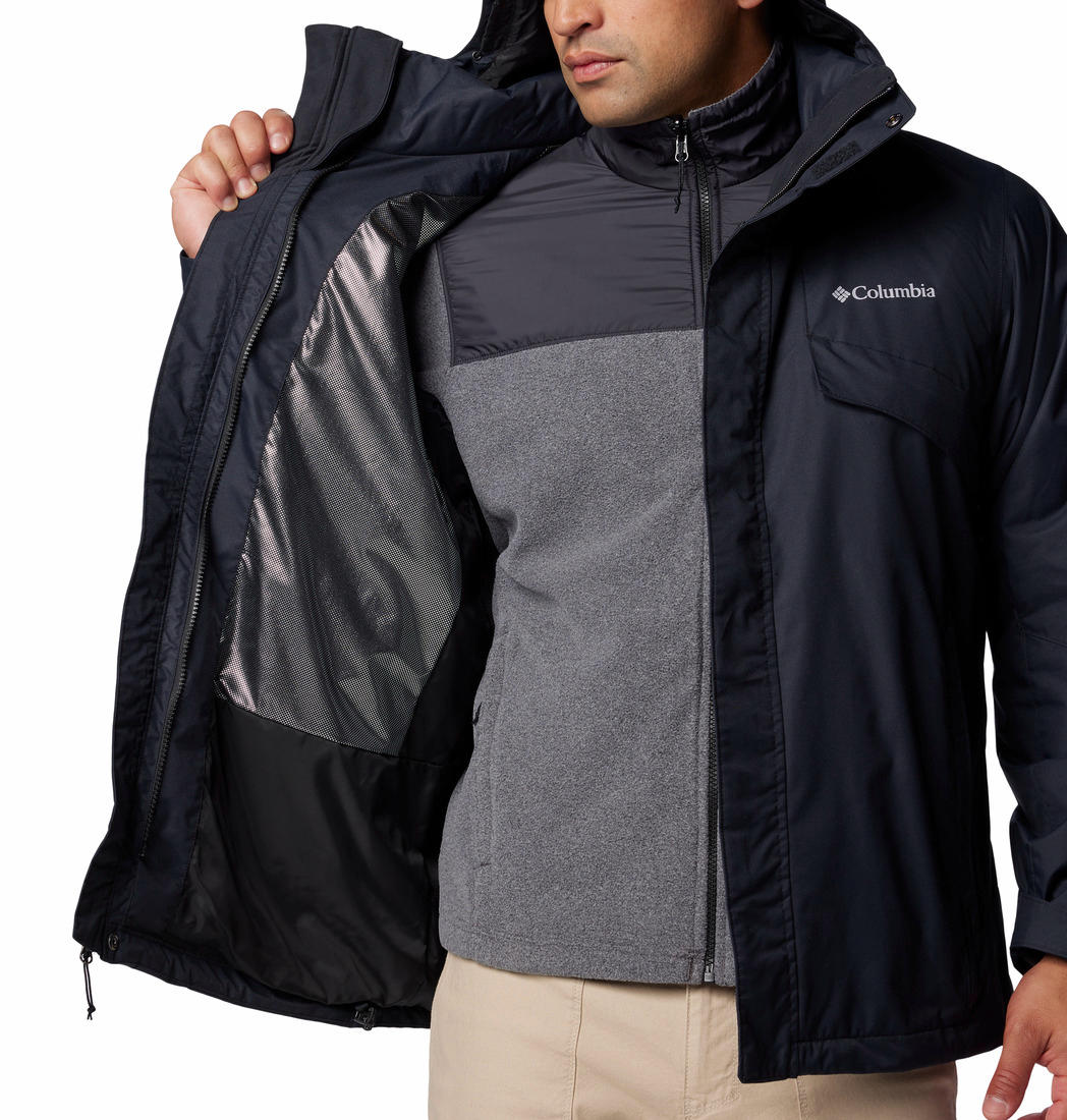 Columbia Men Black Bugaboo III Fleece Interchange Jacket - Image 6