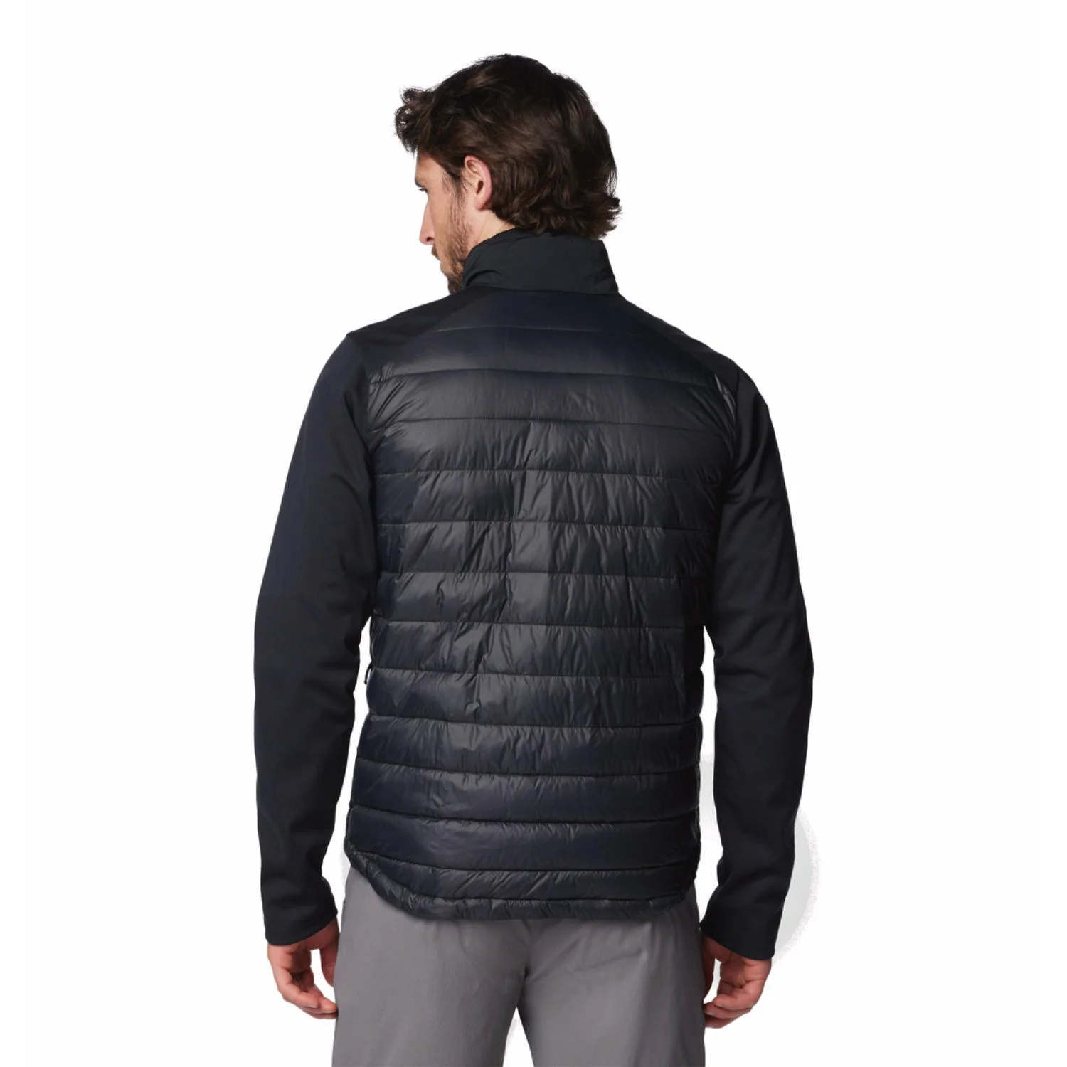 Columbia Men Black Columbia Tech Hybrid Softshell - Image 2