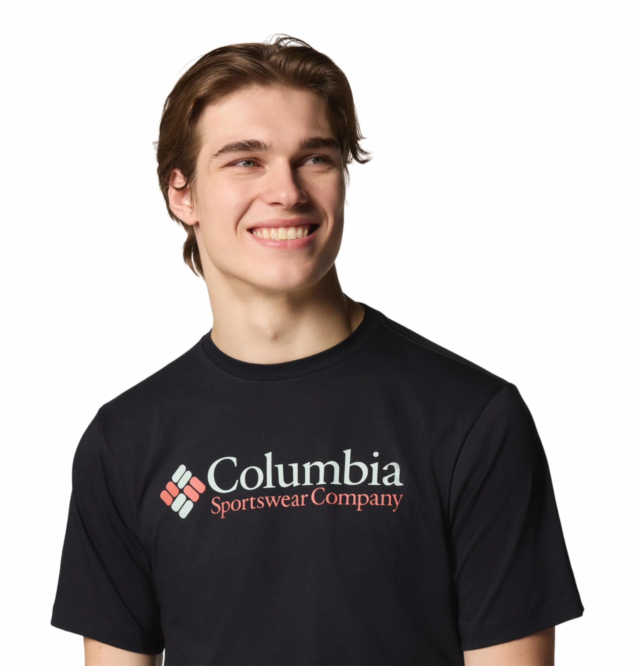 Columbia Men Black CSC Basic Logo Short Sleeve - Image 7