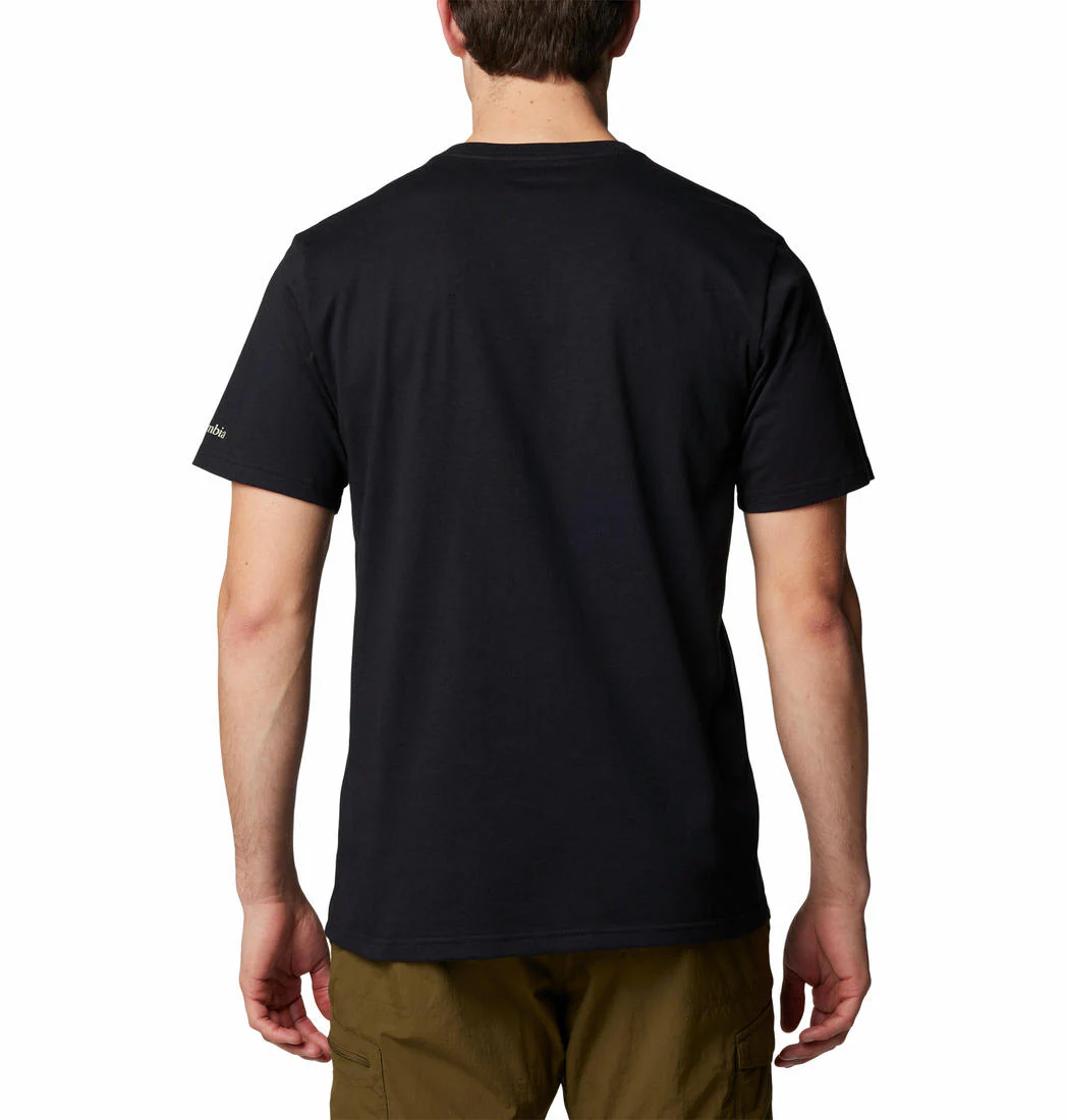 Columbia Men Black CSC Seasonal Logo Tee - Image 2