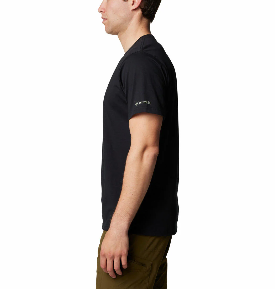 Columbia Men Black CSC Seasonal Logo Tee - Image 4