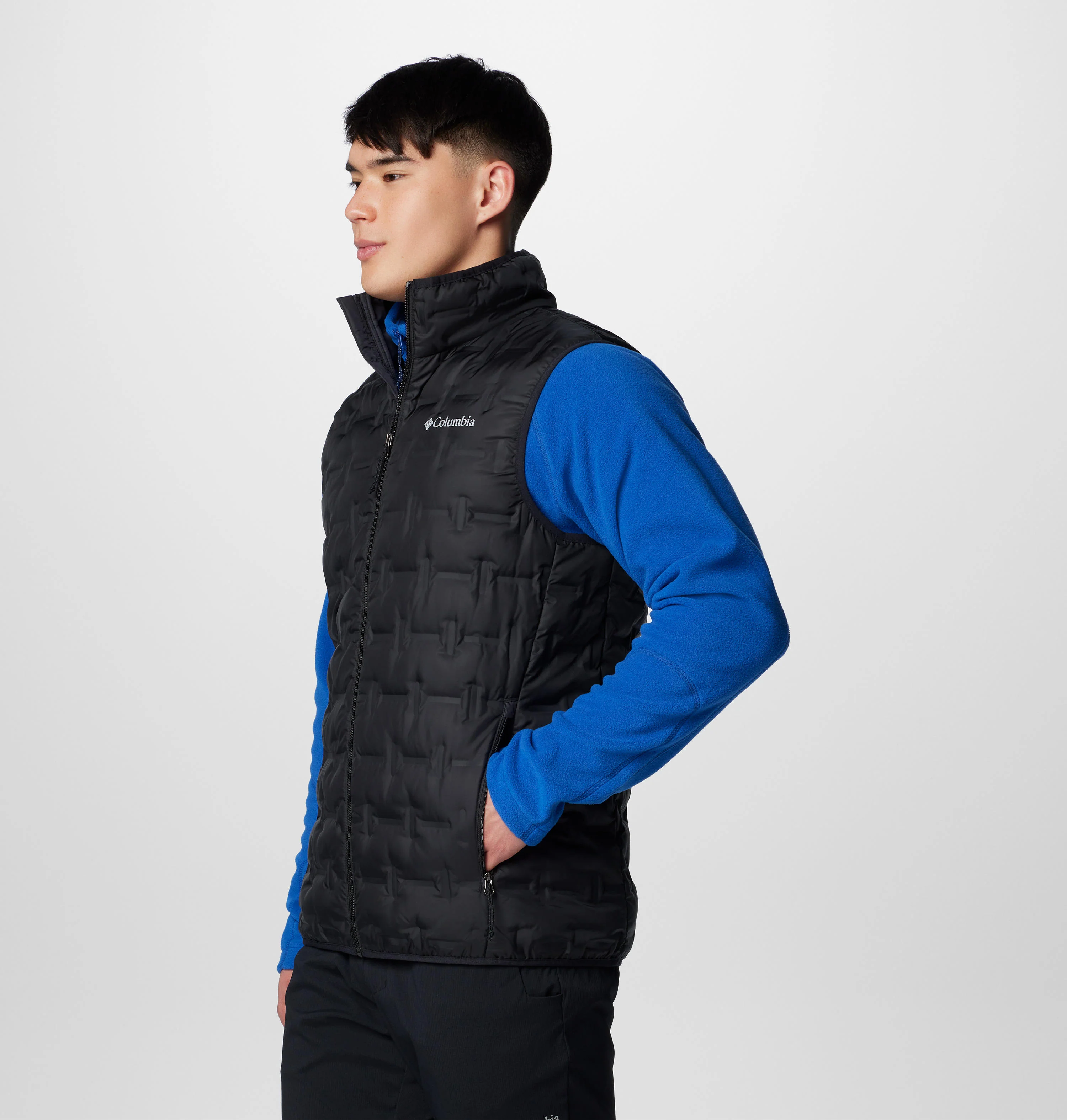 Columbia Men Black Delta Ridge II Down Vest - Image 3