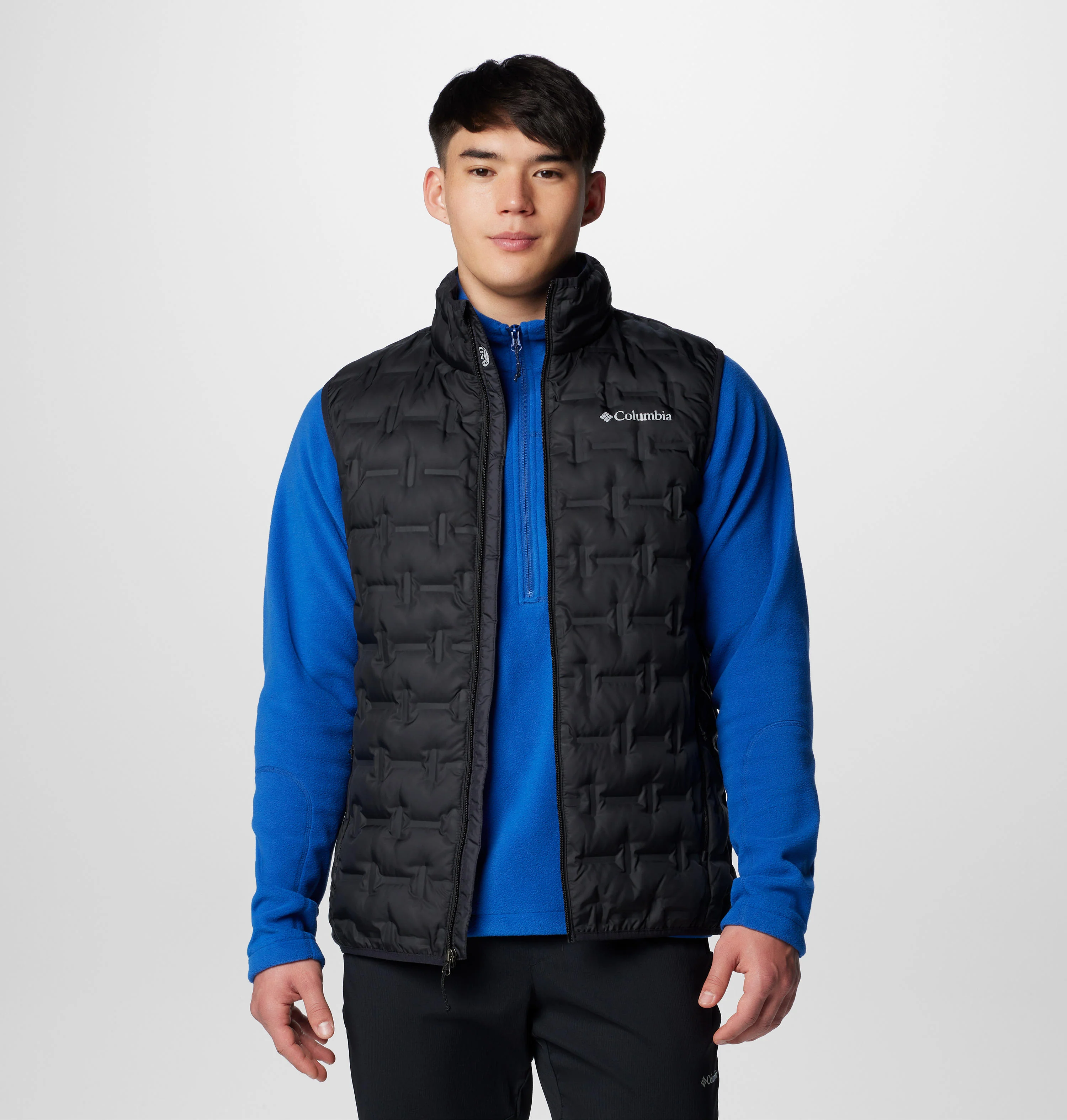 Columbia Men Black Delta Ridge II Down Vest - Image 7