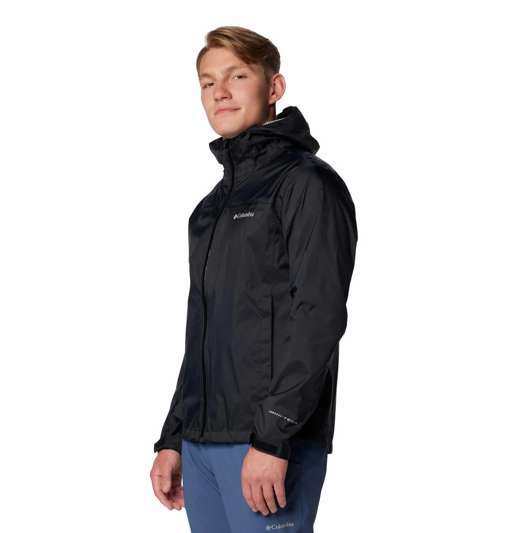 Columbia Men Black EvaPOURation II Jacket Waterproof - Image 3