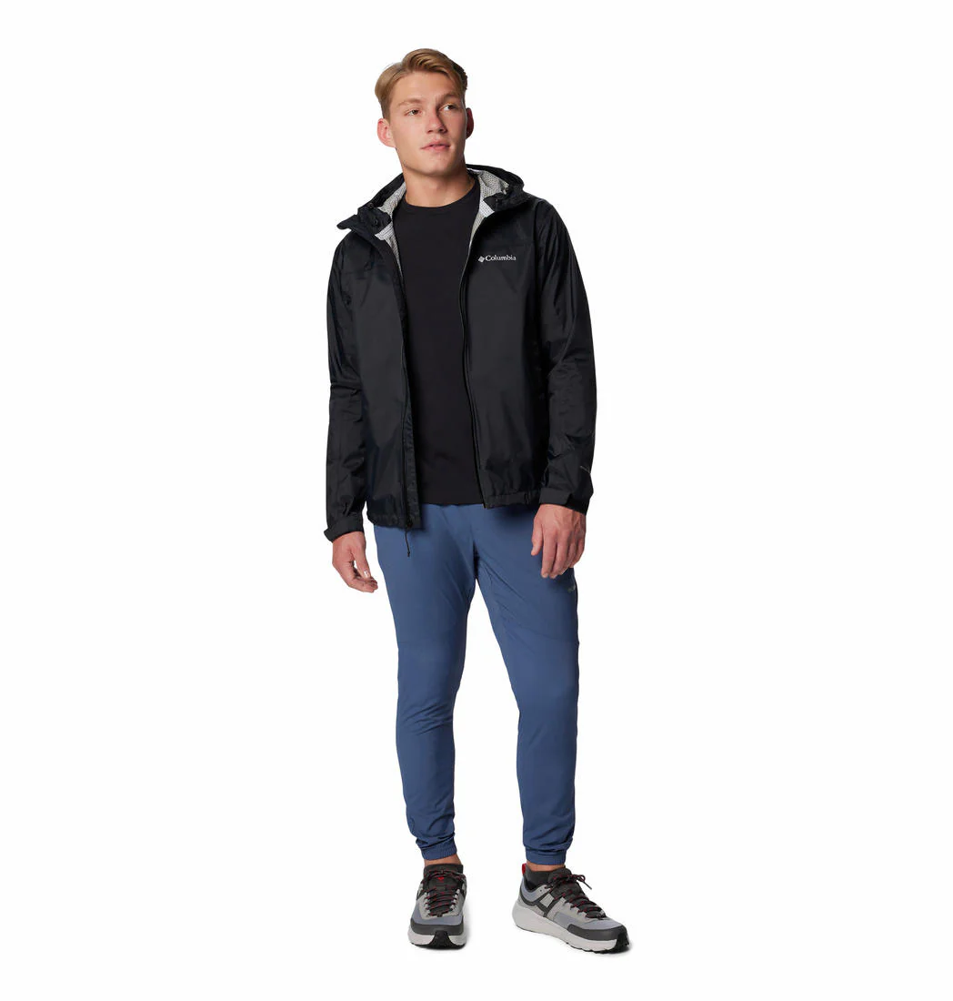 Columbia Men Black EvaPOURation II Jacket Waterproof - Image 4