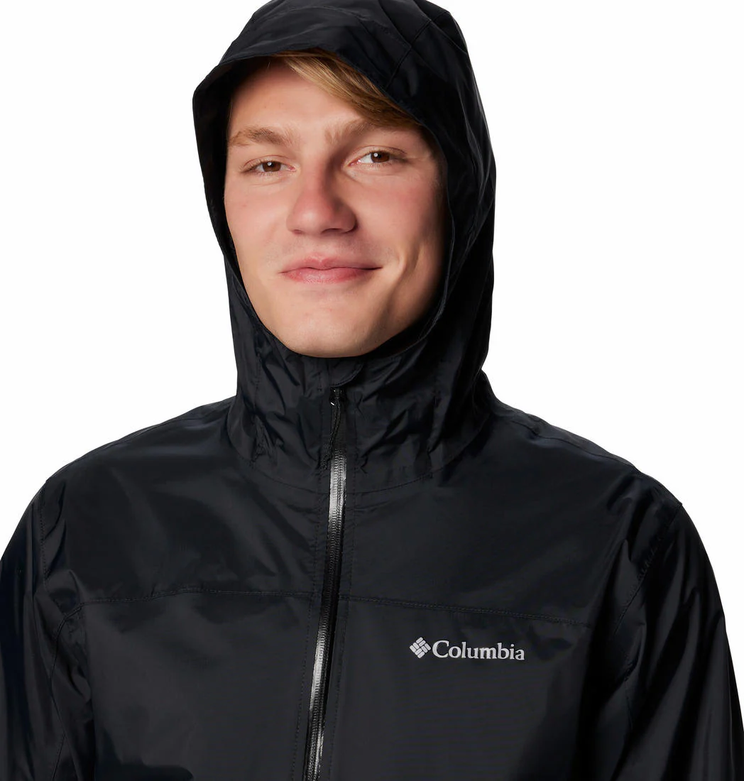 Columbia Men Black EvaPOURation II Jacket Waterproof - Image 5