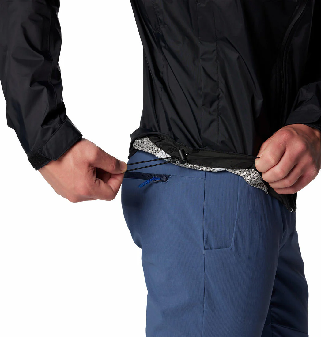 Columbia Men Black EvaPOURation II Jacket Waterproof - Image 6