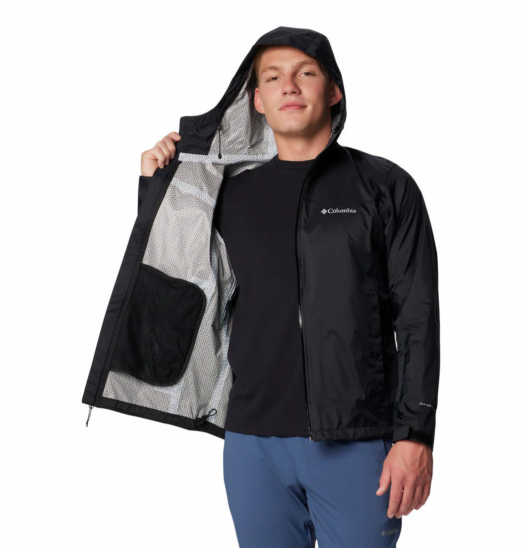 Columbia Men Black EvaPOURation II Jacket Waterproof - Image 9