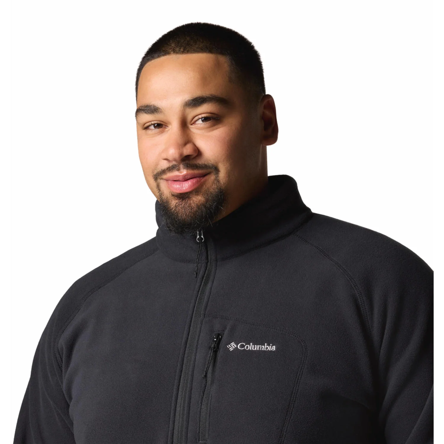 Columbia Men Black Fast Trek III Half Zip Fleece - Image 4