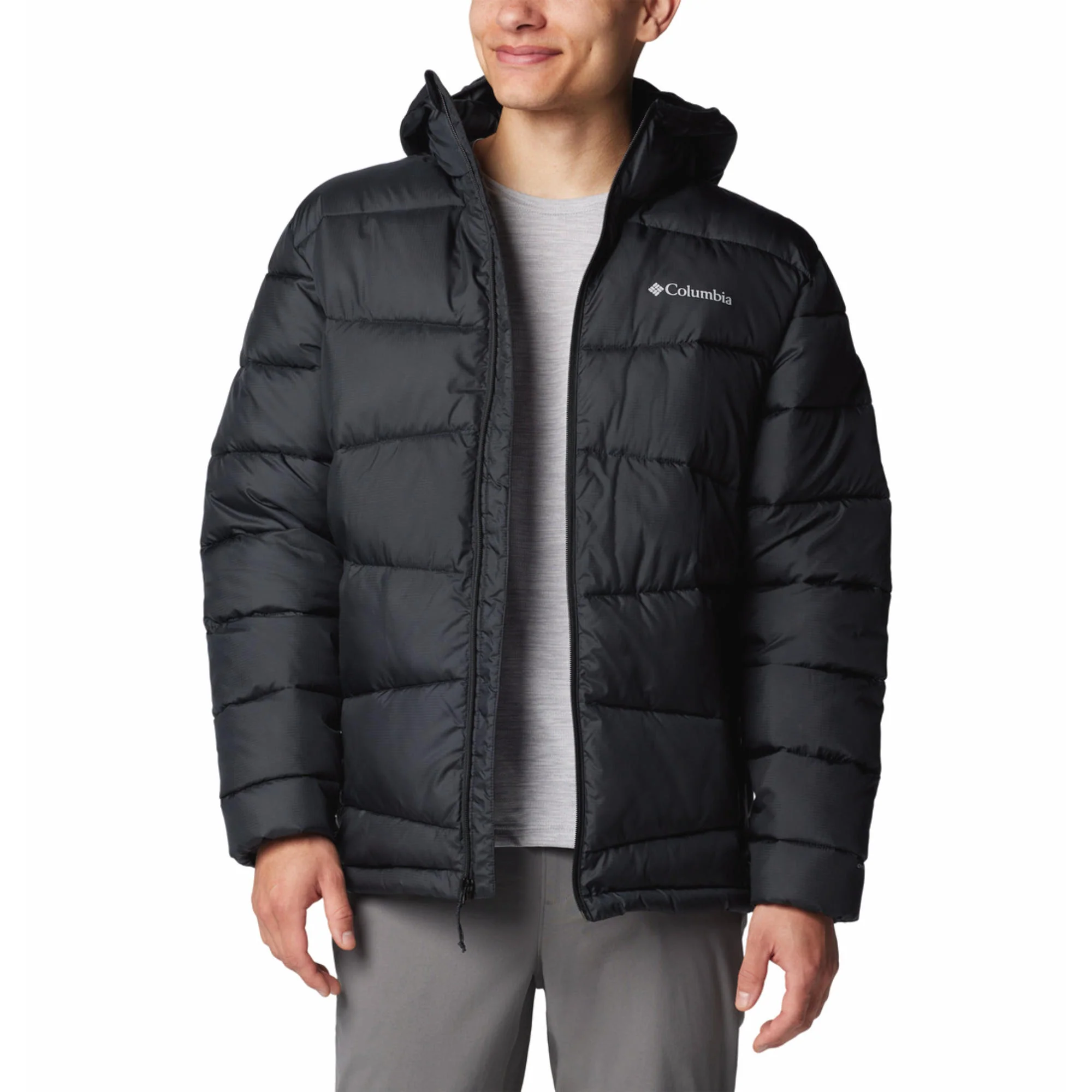Columbia Men Black Fivemile Butte II Hooded Jacket - Image 7