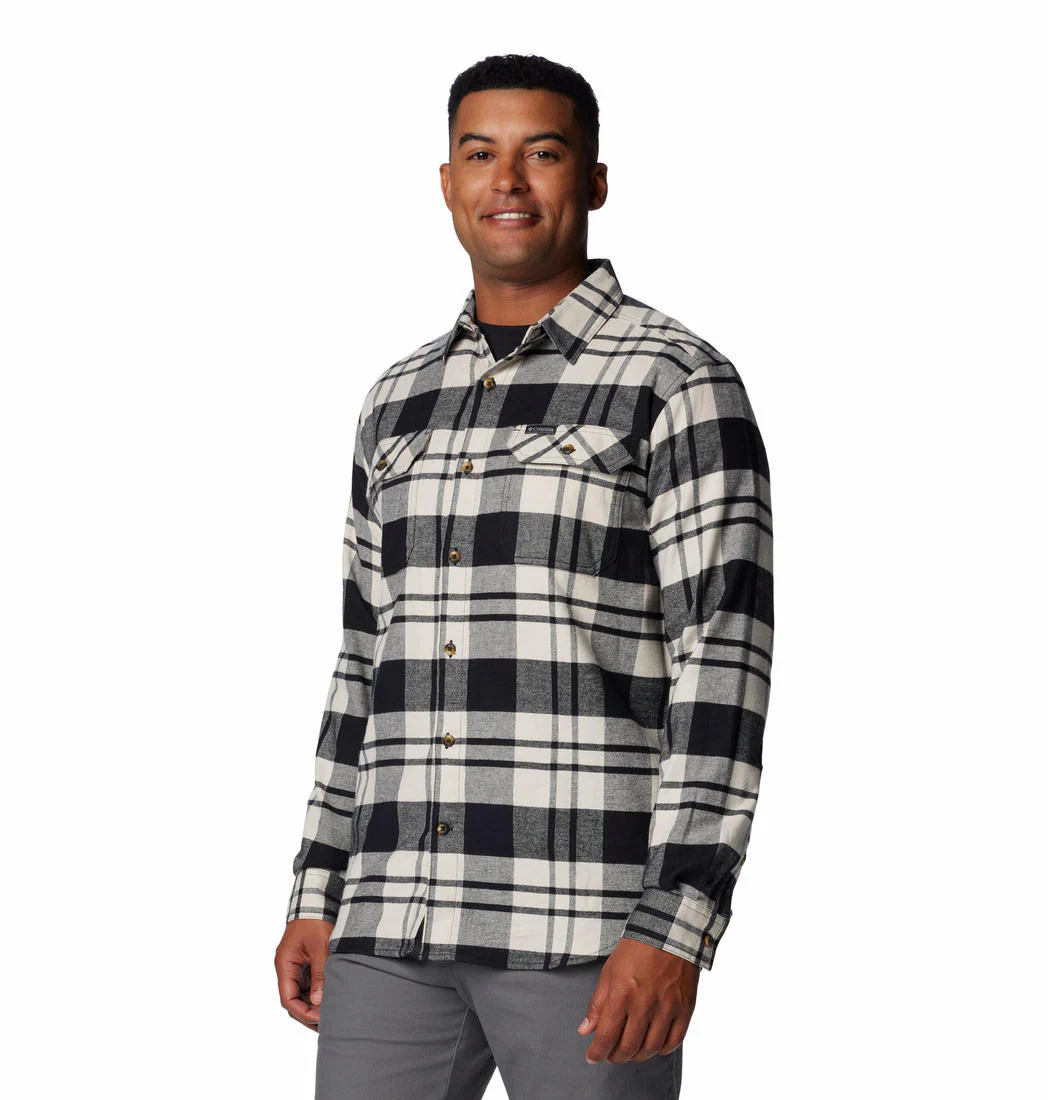 Columbia Men Black Flare Gun Stretch Flannel - Image 3