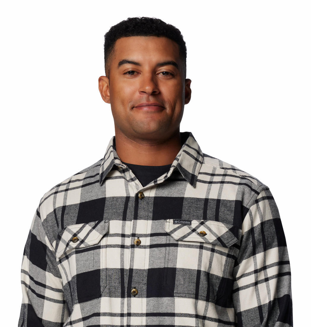 Columbia Men Black Flare Gun Stretch Flannel - Image 5