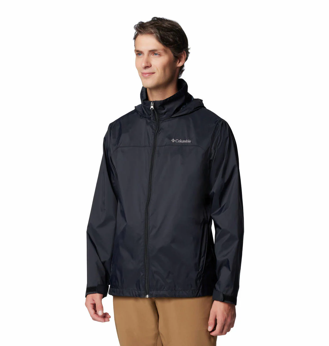 Columbia Men Black Glennaker Lake II Rain Jacket - Image 4