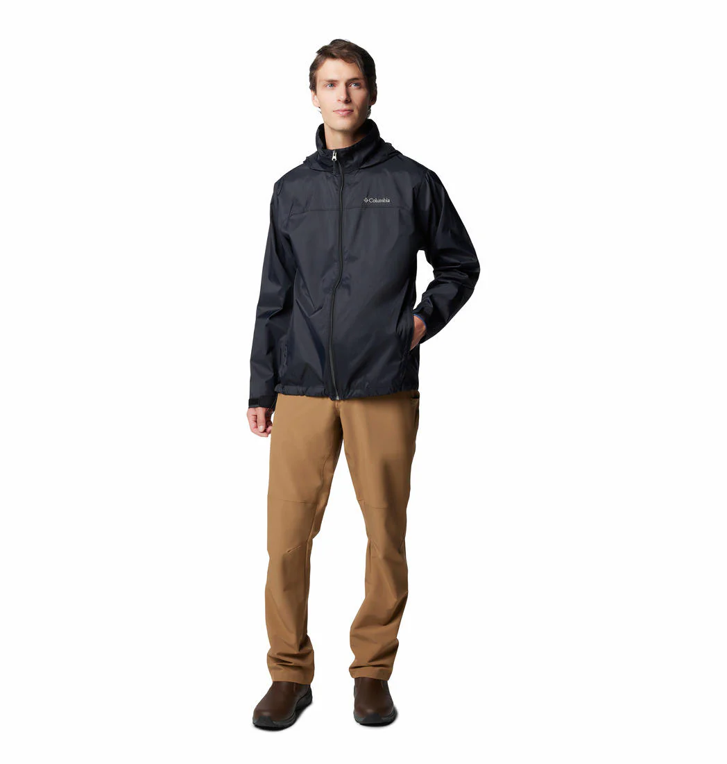 Columbia Men Black Glennaker Lake II Rain Jacket - Image 6
