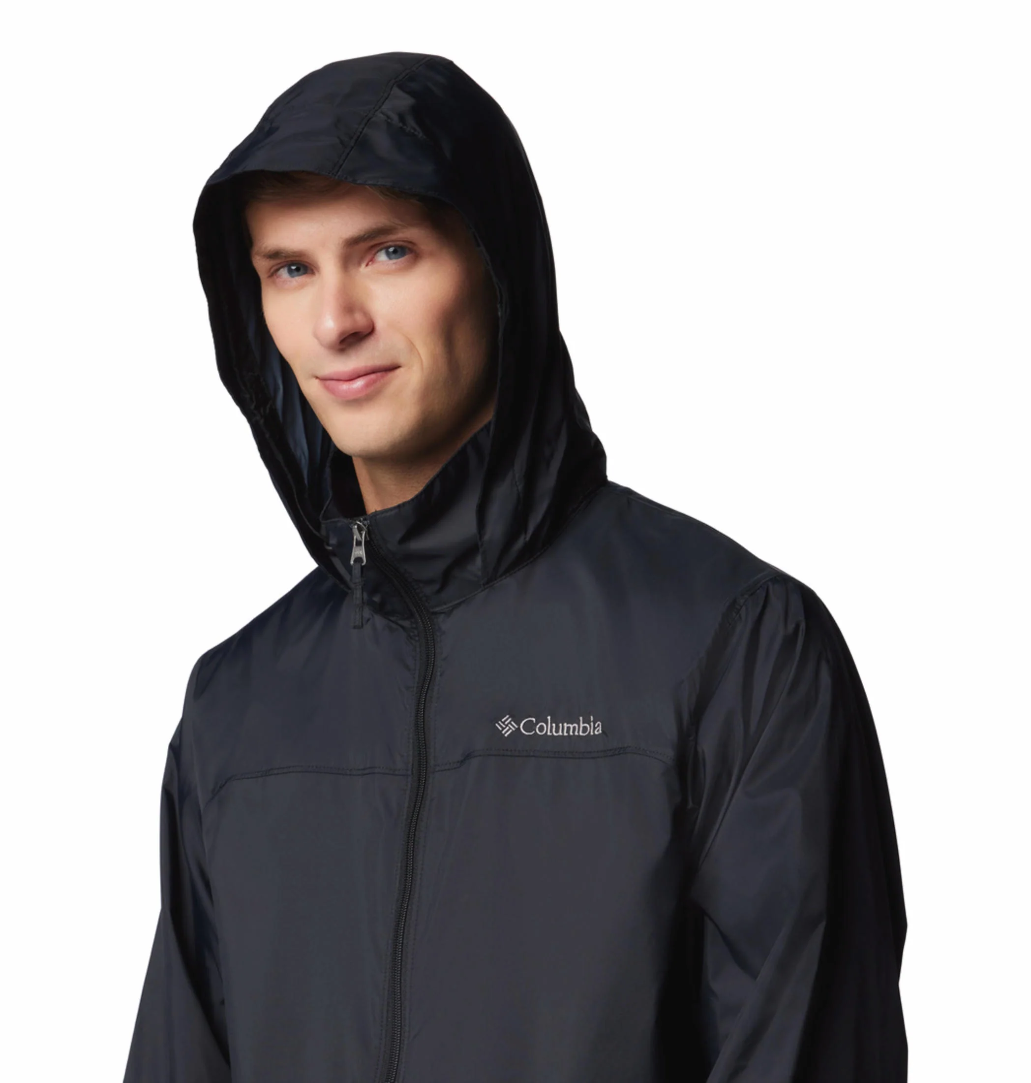 Columbia Men Black Glennaker Lake II Rain Jacket - Image 6