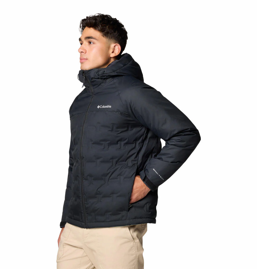 Columbia Men Black Grand Trek III Down Hooded Jacket - Image 3