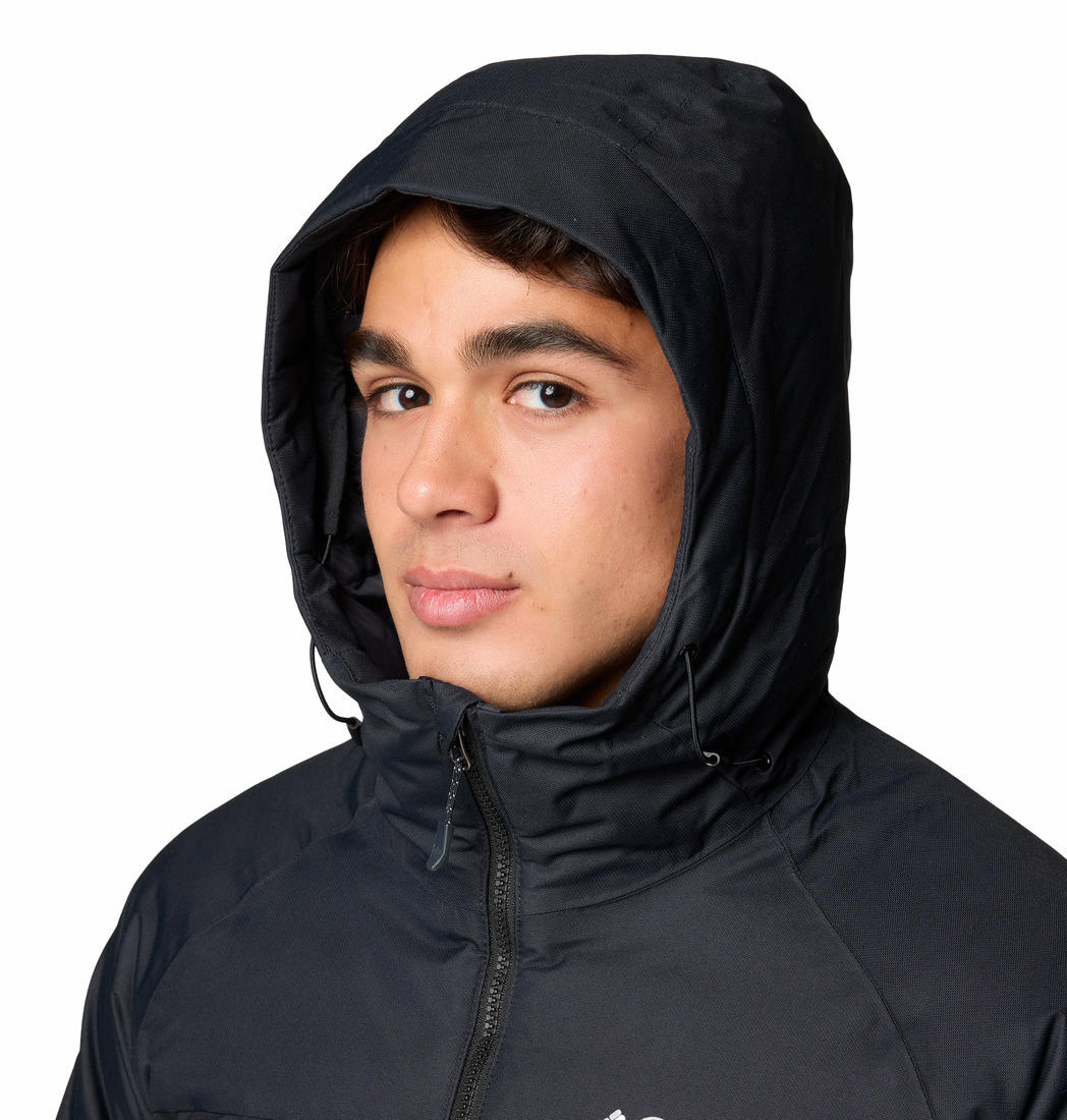 Columbia Men Black Grand Trek III Down Hooded Jacket - Image 5