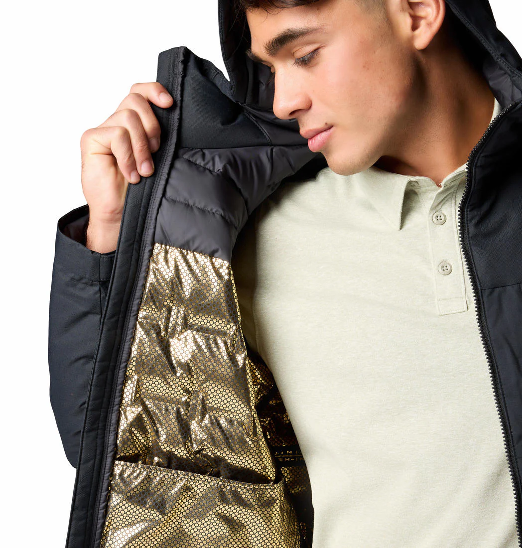 Columbia Men Black Grand Trek III Down Hooded Jacket - Image 6