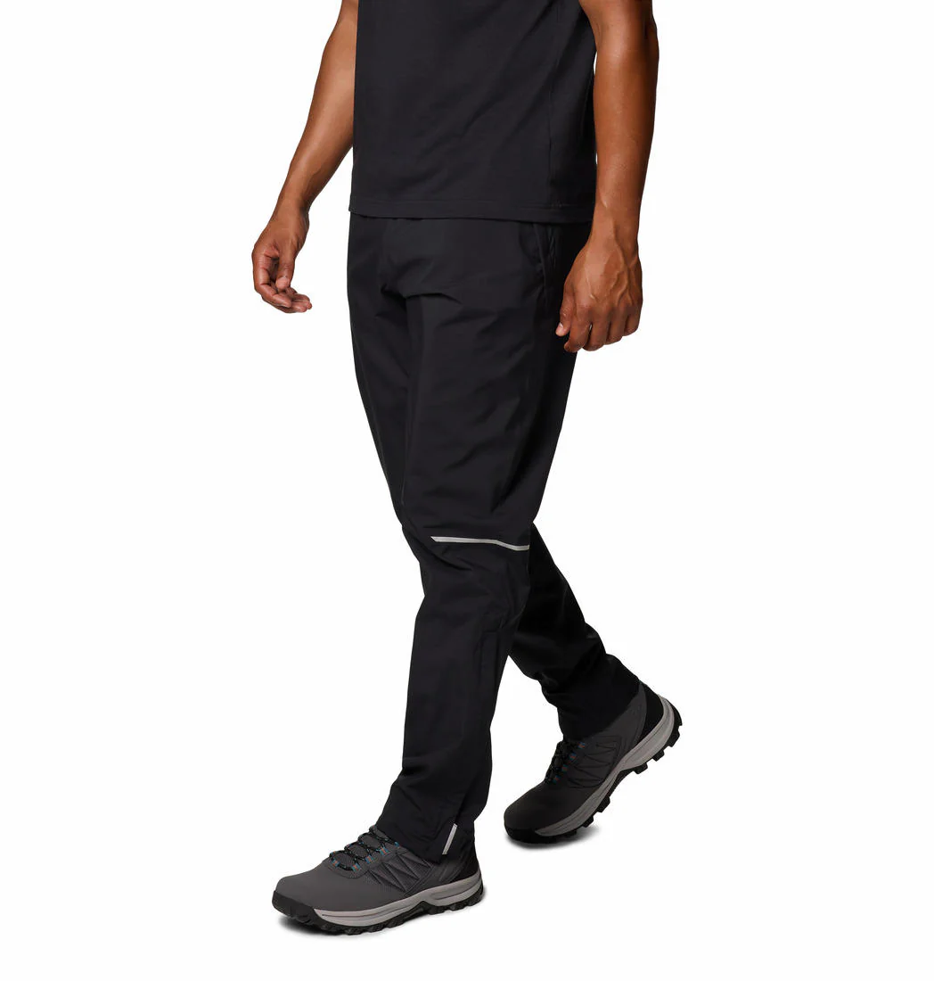 Columbia Men Black Hazy Trail II Rain Pant - Image 3