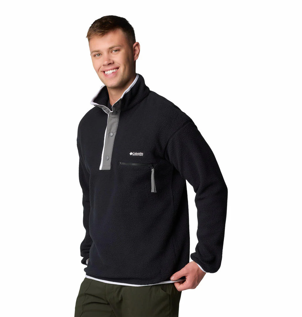 Columbia Men Black Helvetia II Half Snap Fleece - Image 3