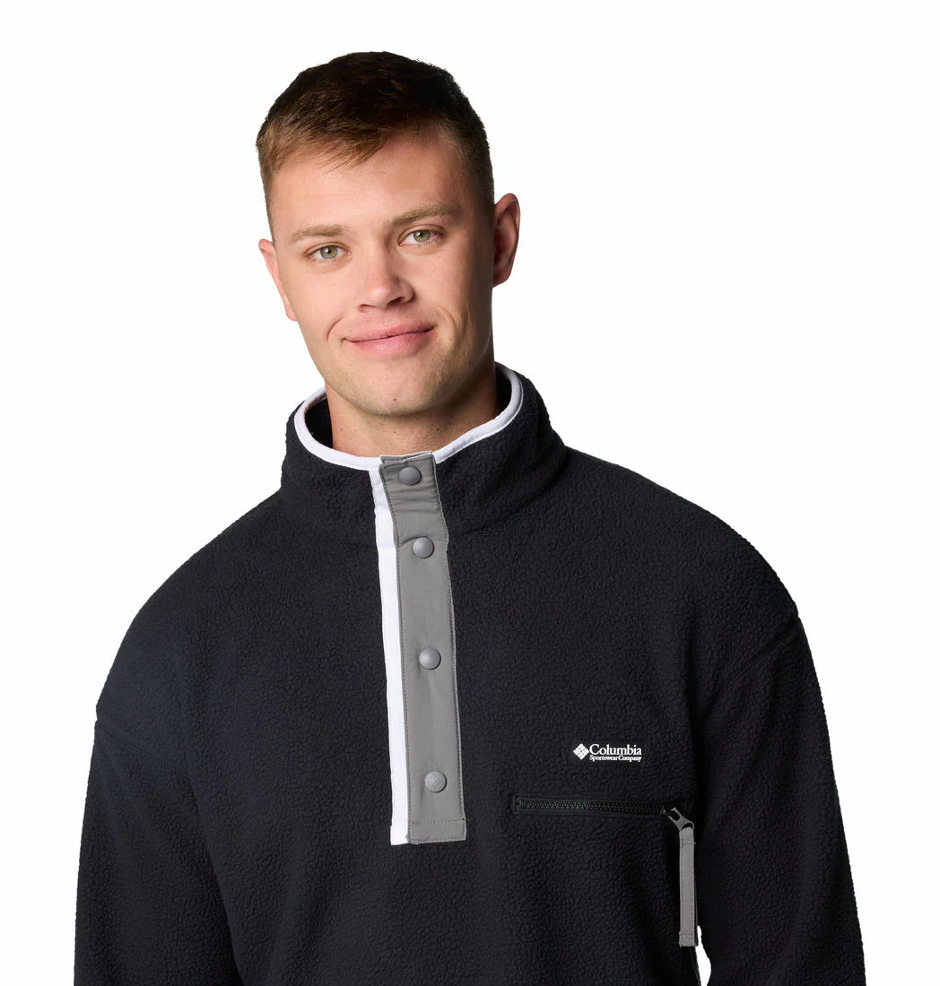 Columbia Men Black Helvetia II Half Snap Fleece - Image 5