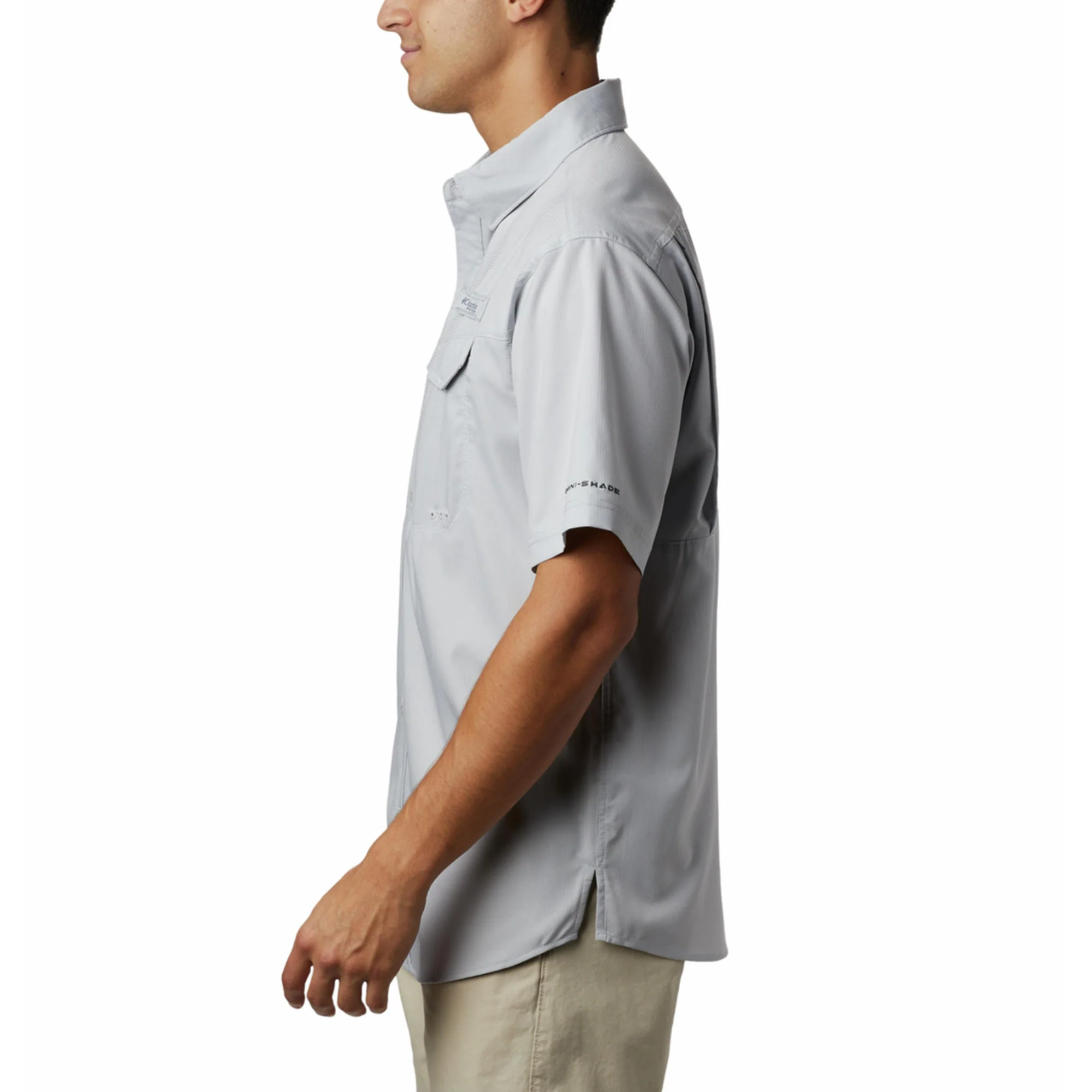 Columbia Men Black Low Drag Offshore SS Shirt (Sun Protection) - Image 3