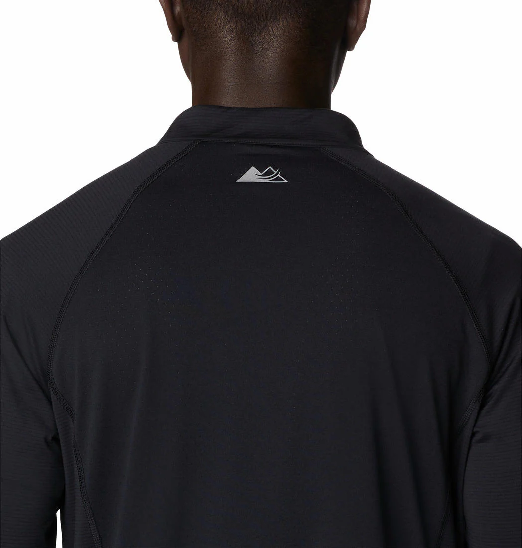 Columbia Men Black M Endless Trail 1/2 Zip Mesh Long Sleev - Image 5