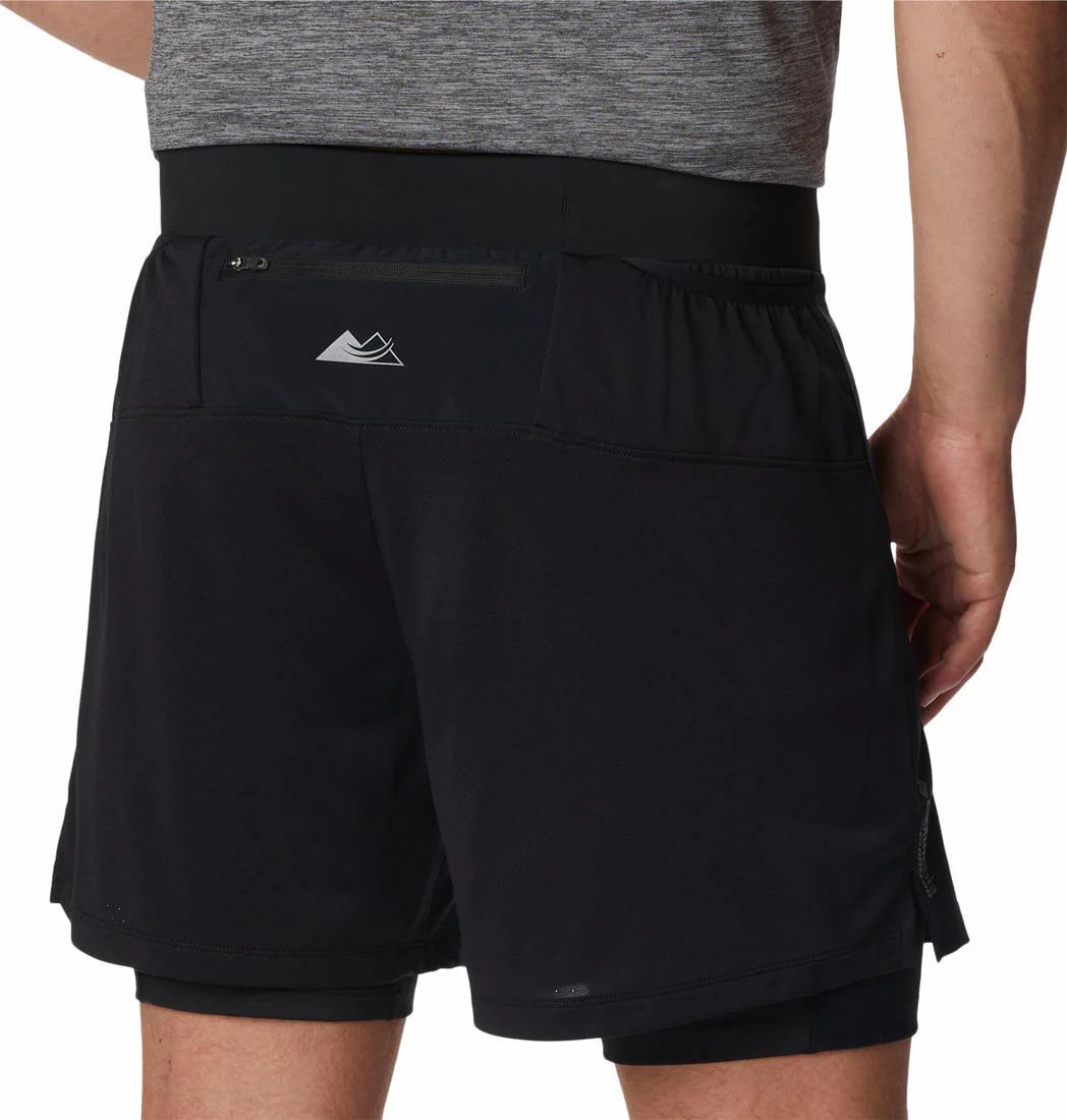 Columbia Men Black M Endless Trail 2in1 Short - Image 5