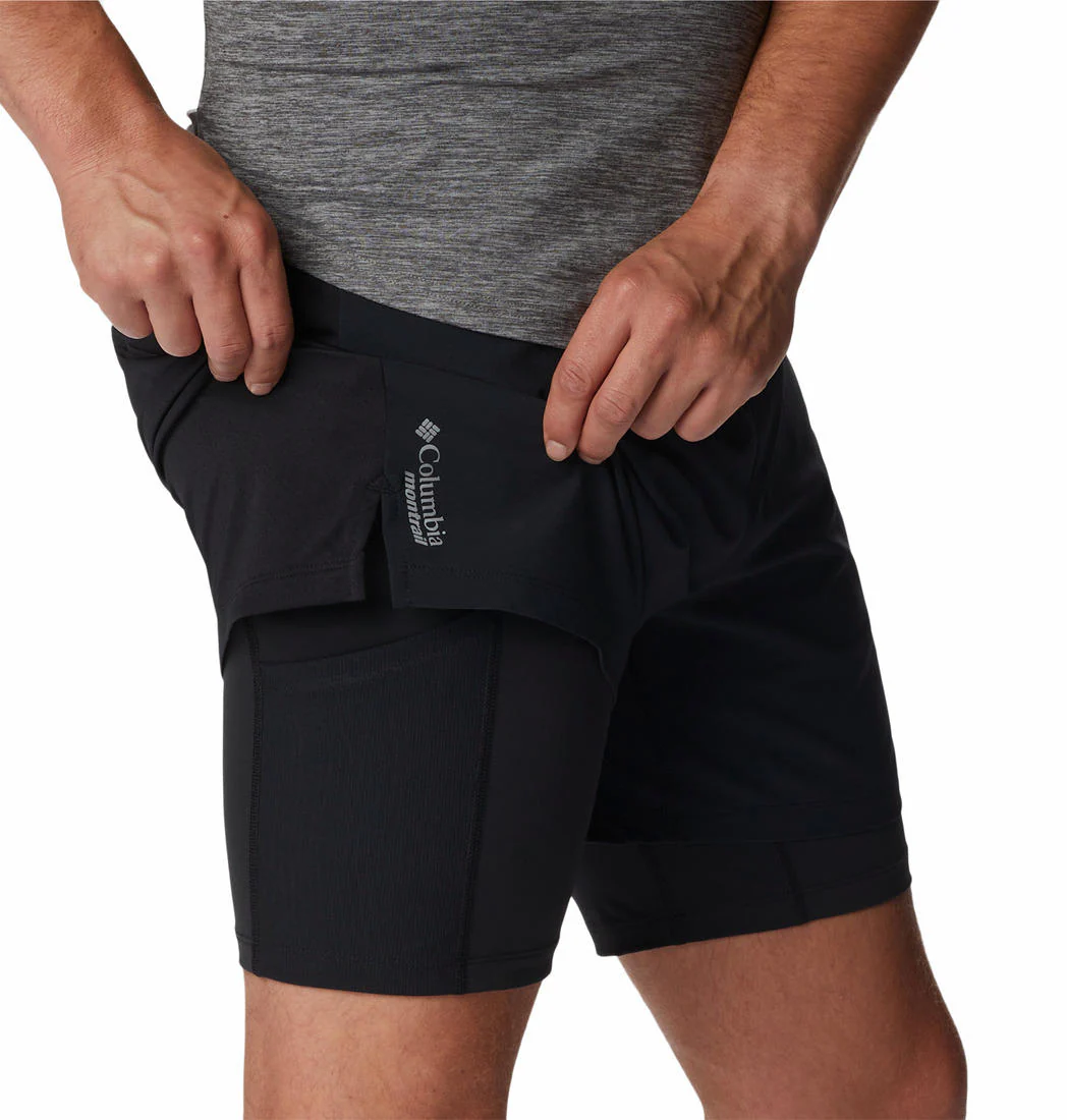 Columbia Men Black M Endless Trail 2in1 Short - Image 6