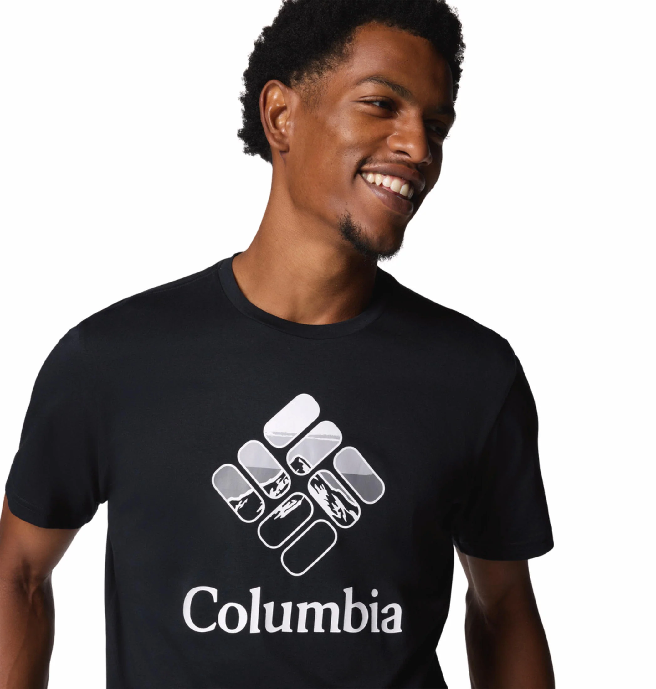 Columbia Men Black M Rapid Ridge Graphic Tee - Image 6