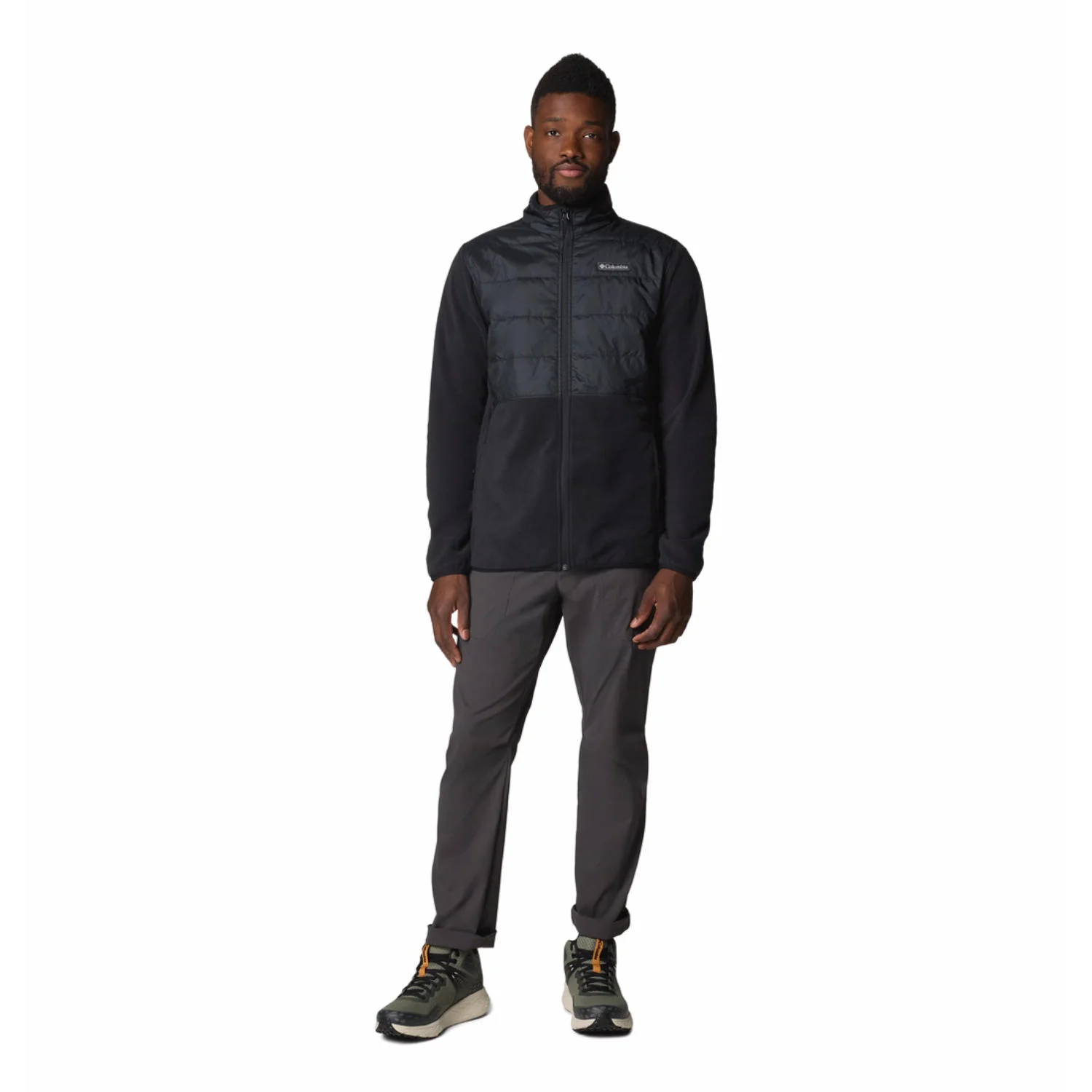 Columbia Men Black Basin Butte Full Zip Fleece II - Image 3