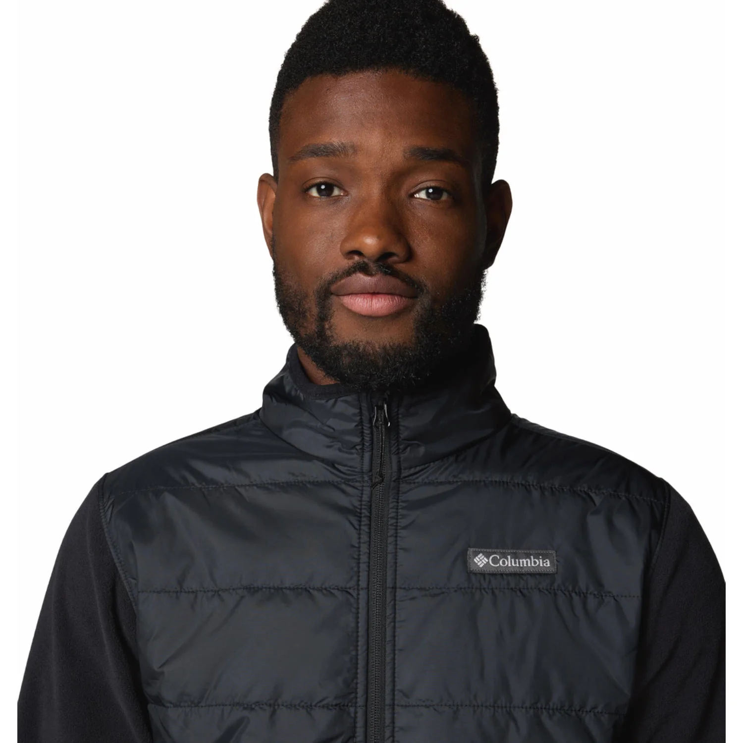Columbia Men Black Basin Butte Full Zip Fleece II - Image 5