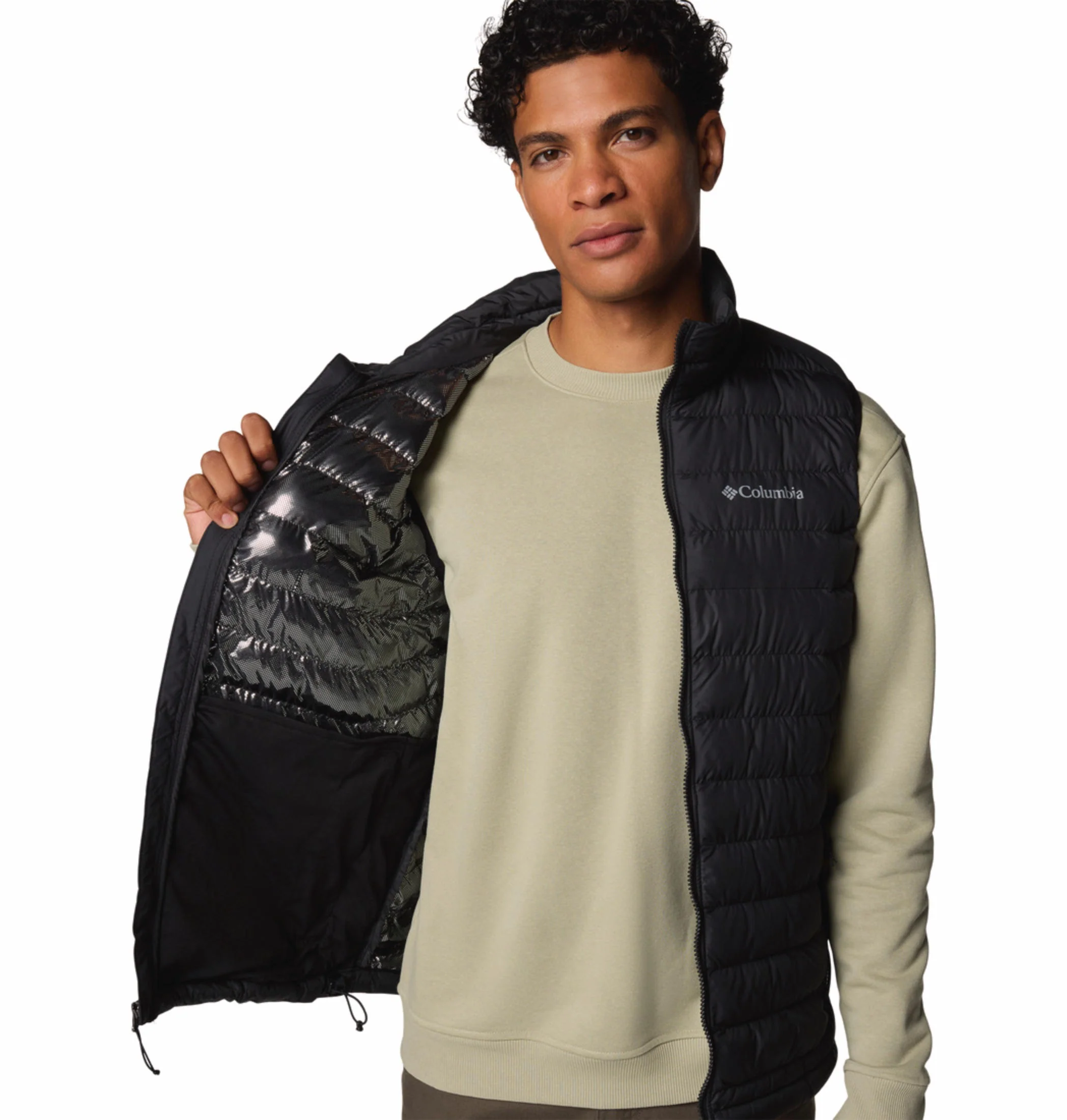 Columbia Men Black Powder Lite II Vest - Image 9