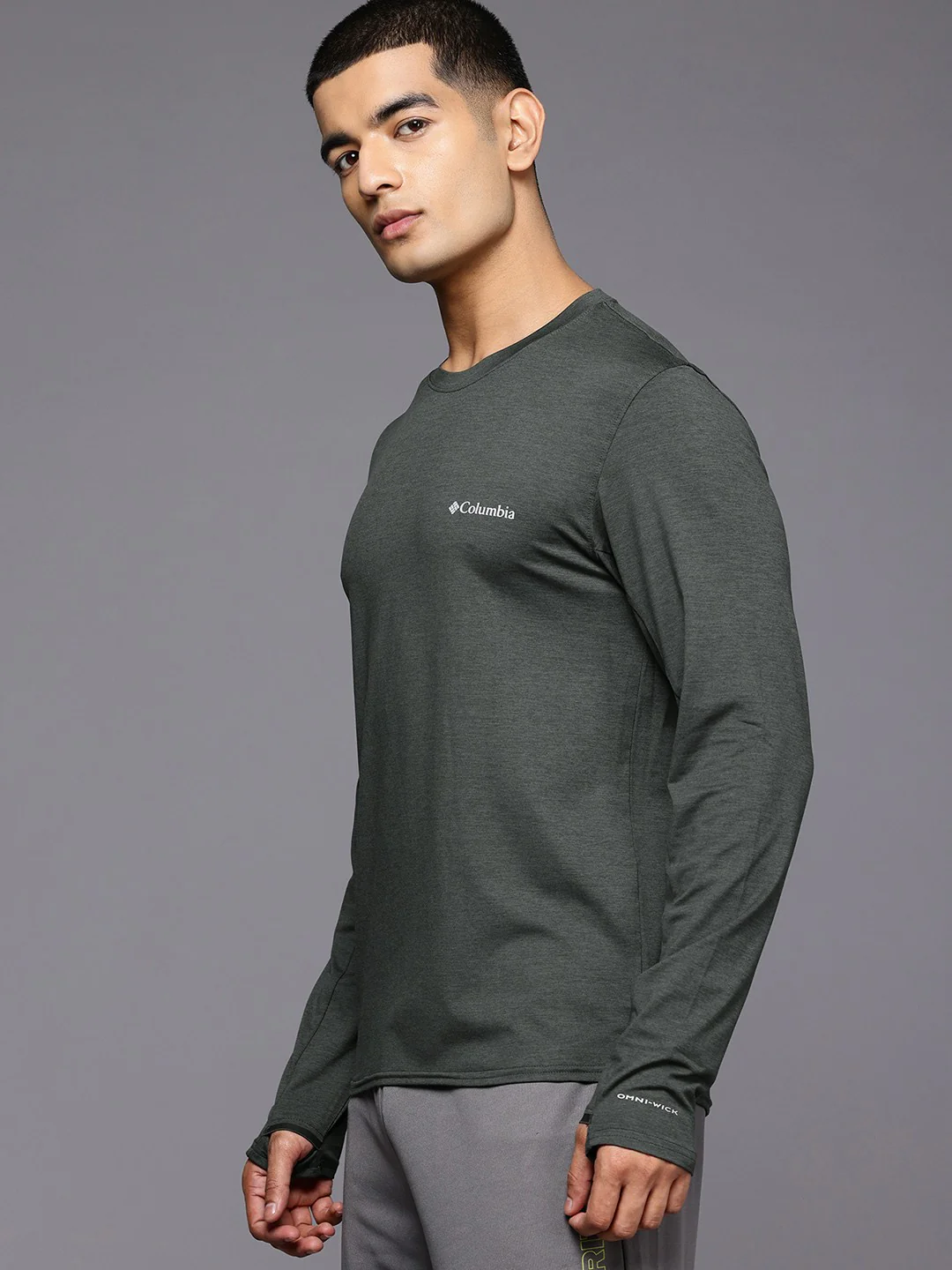 Columbia Men Black Tech Trail Long Sleeve Crew II (Sun Protection) - Image 4