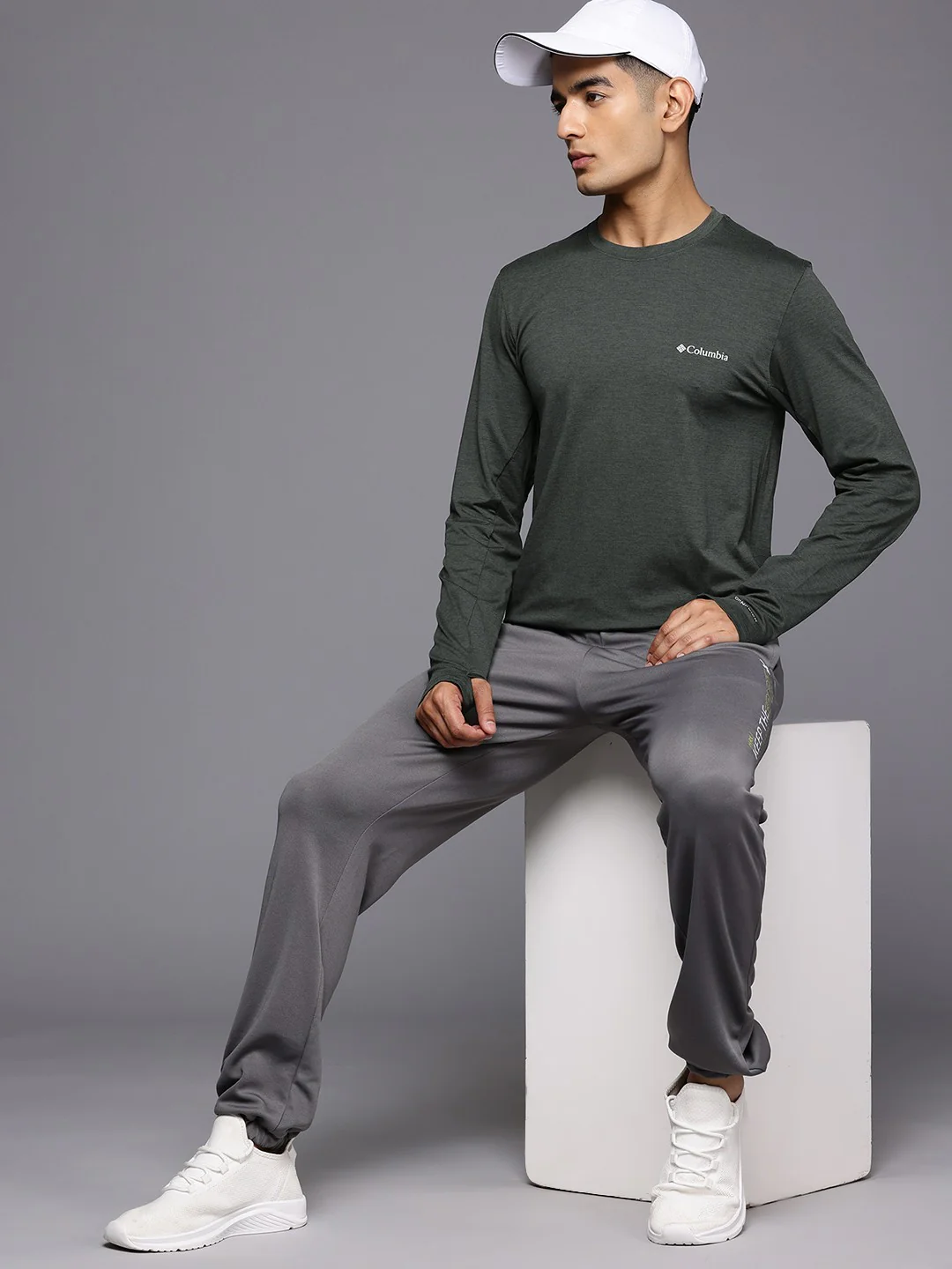 Columbia Men Black Tech Trail Long Sleeve Crew II (Sun Protection) - Image 5