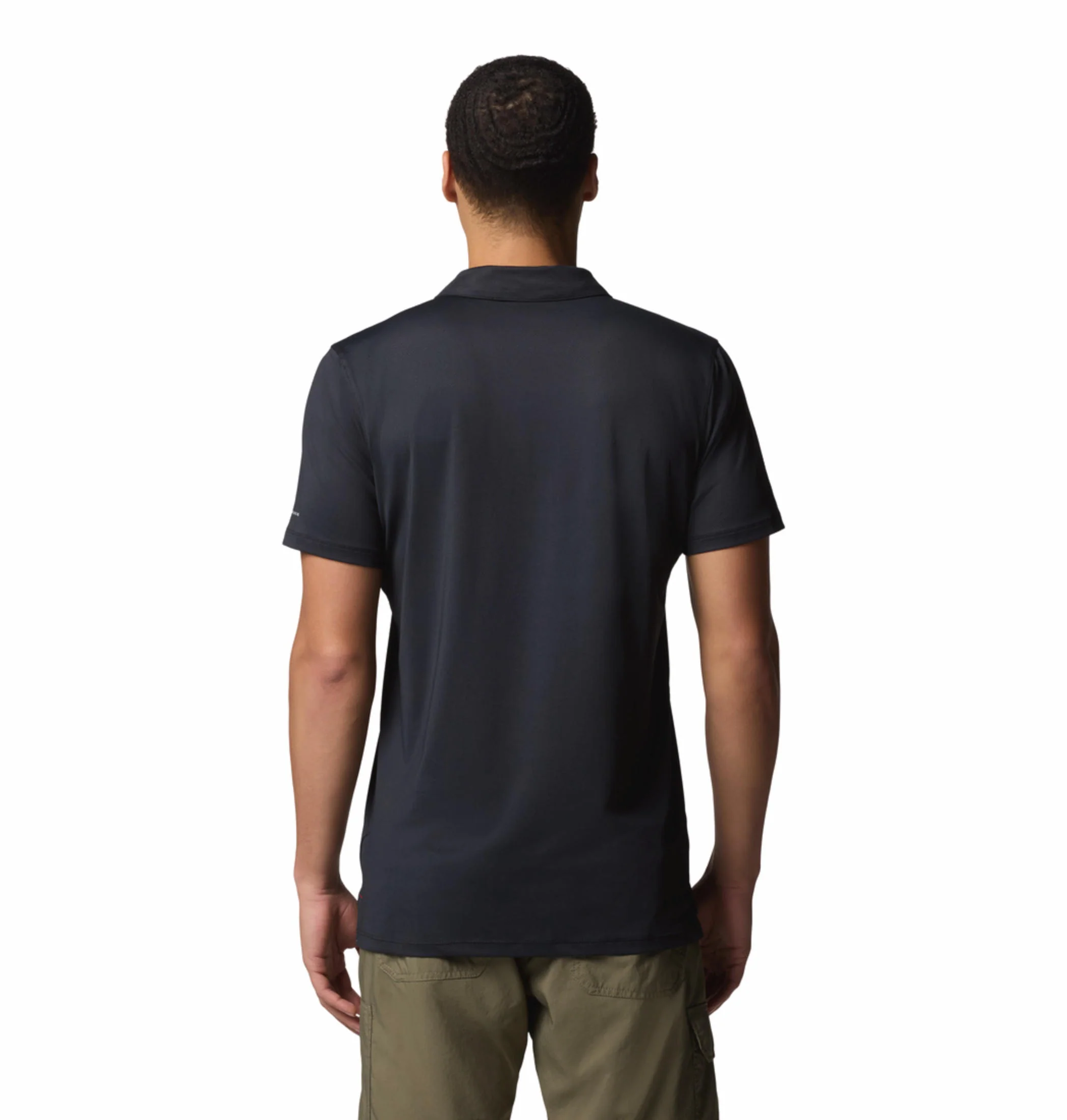 Columbia Men Black Tech Trail Utility Polo (Sun Protection) - Image 5