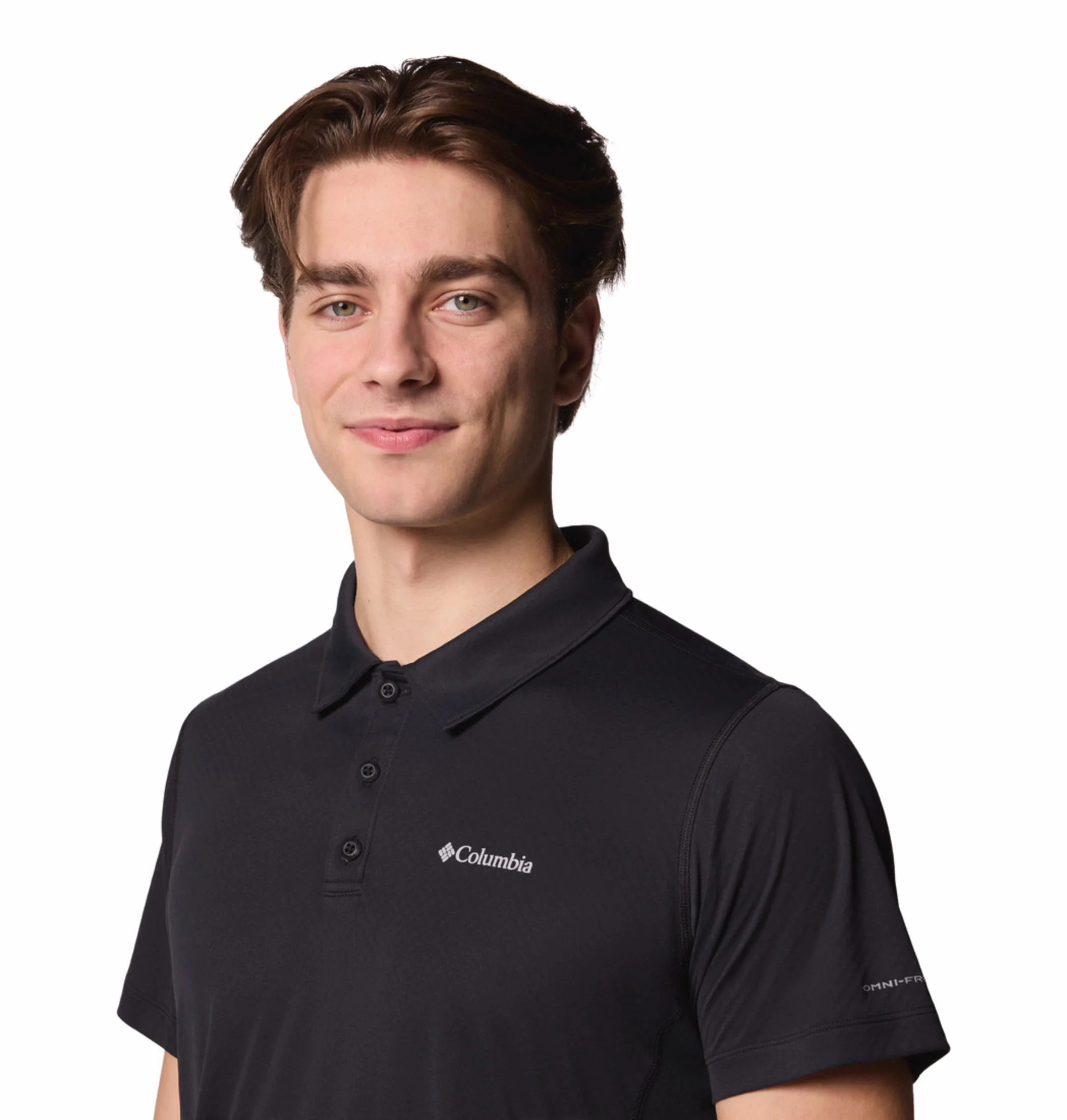 Columbia Men Black Zero Rules Light Polo (Sun Protection) - Image 7