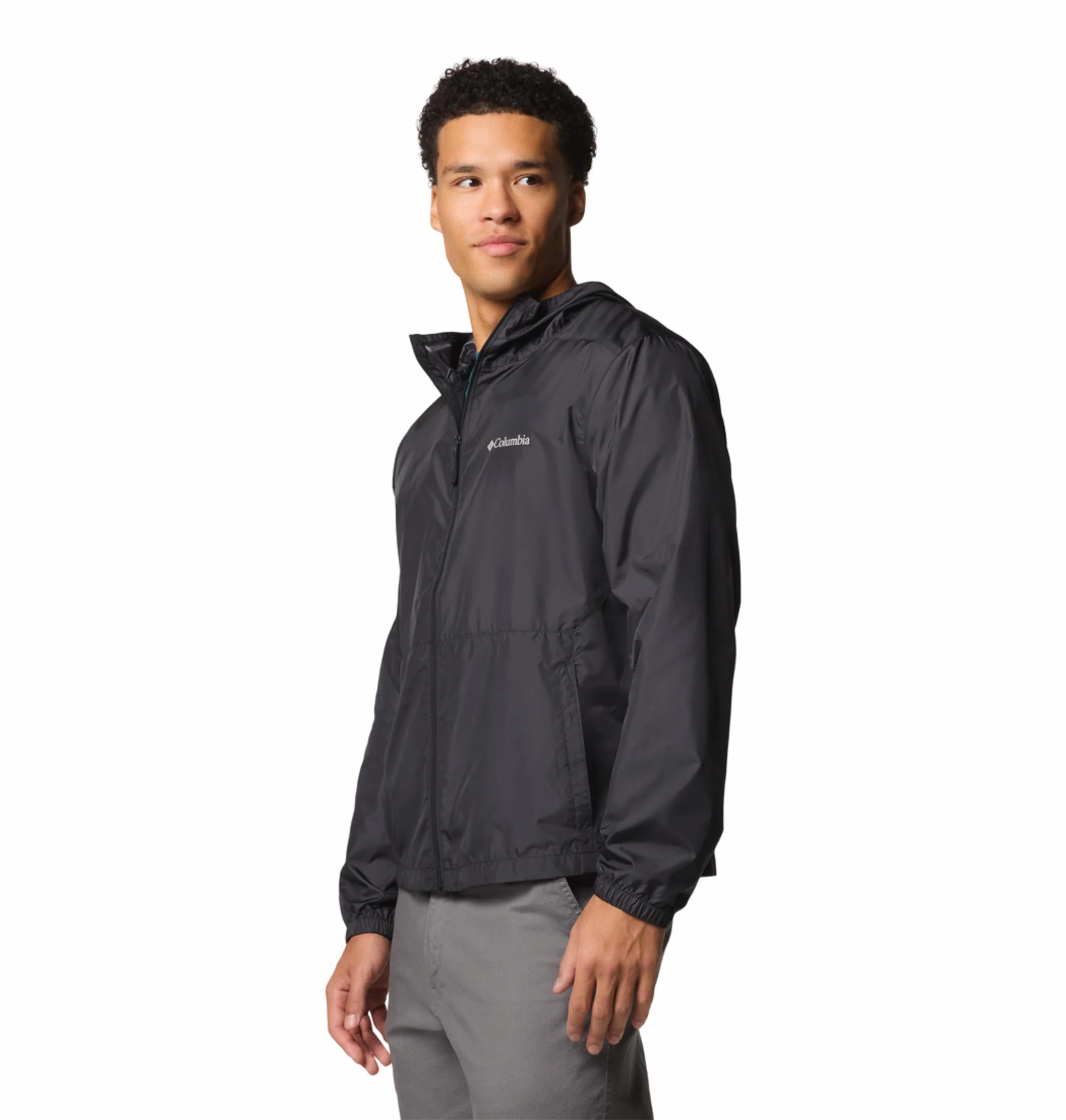 Columbia Men Black Flashback II Windbreaker (Sun Protection) - Image 4