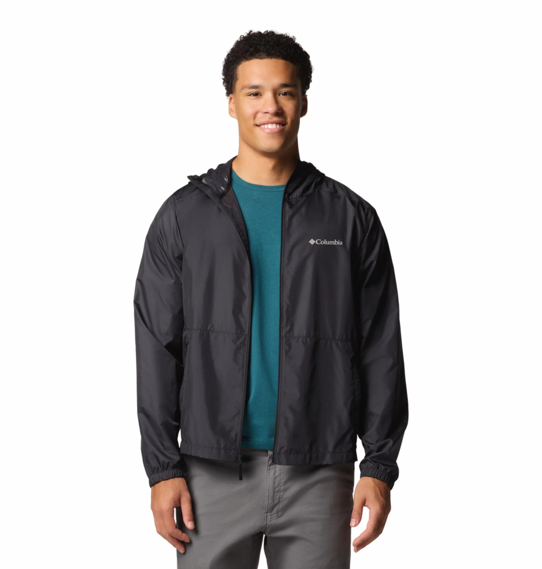 Columbia Men Black Flashback II Windbreaker (Sun Protection) - Image 6